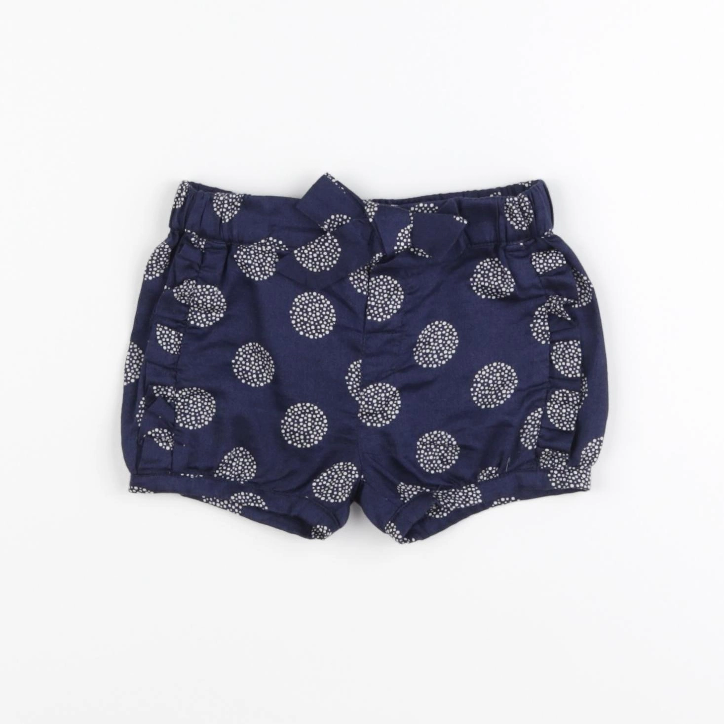 Vertbaudet - short bleu - 9 mois