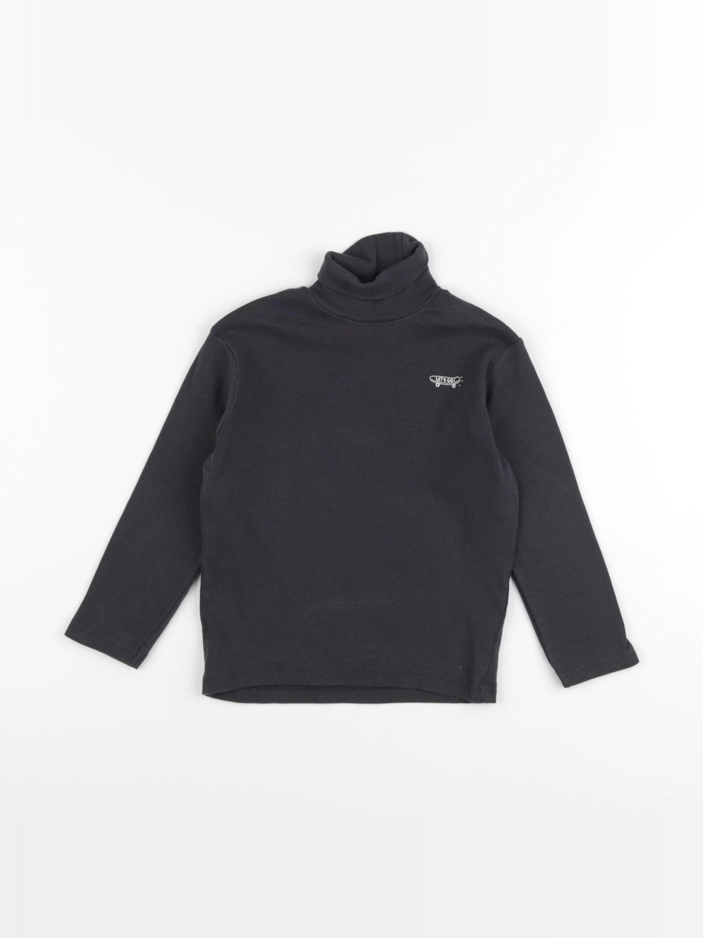 Vertbaudet - sous-pull gris - 5 ans