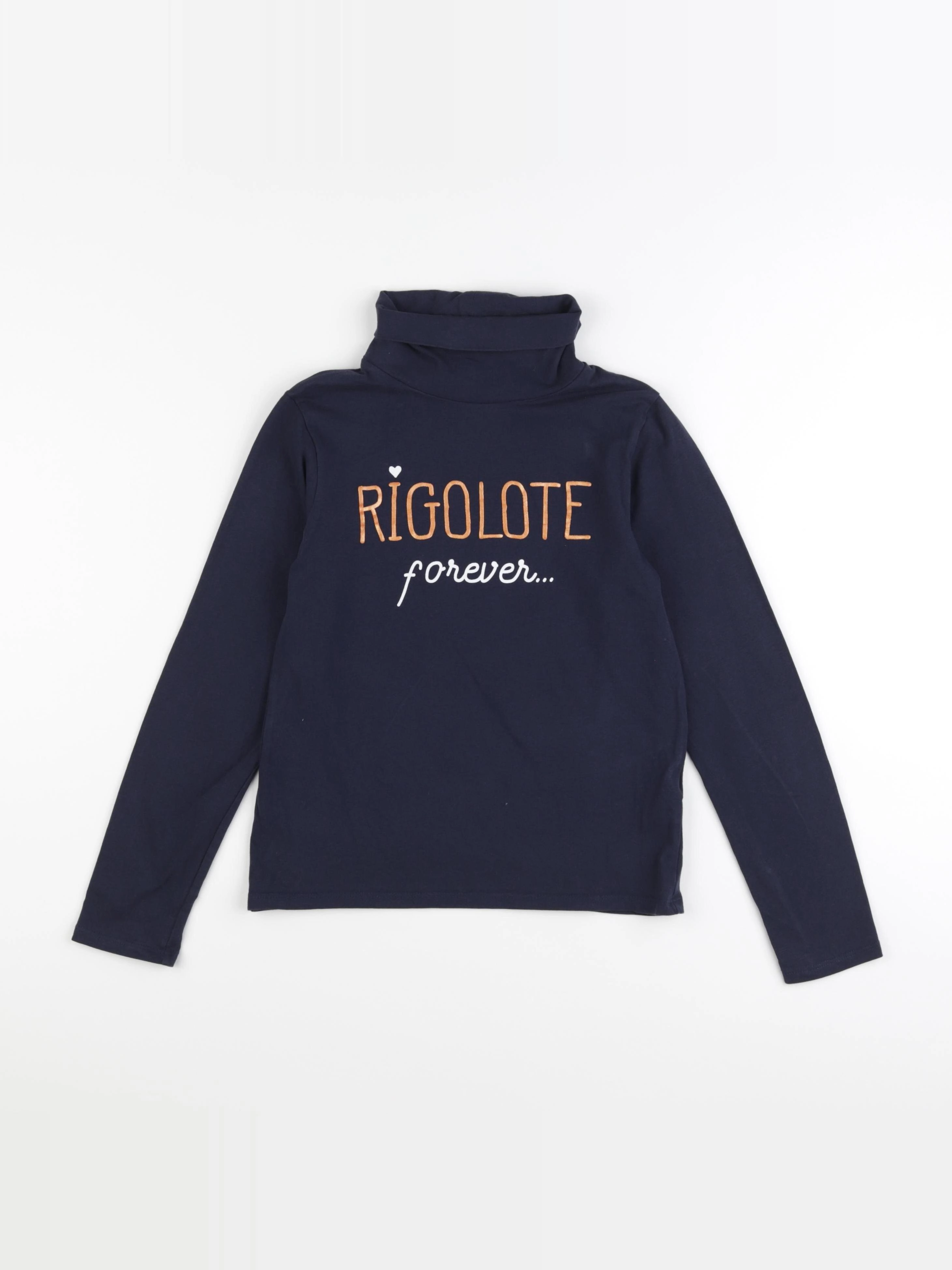 Vertbaudet - sous-pull bleu - 10 ans