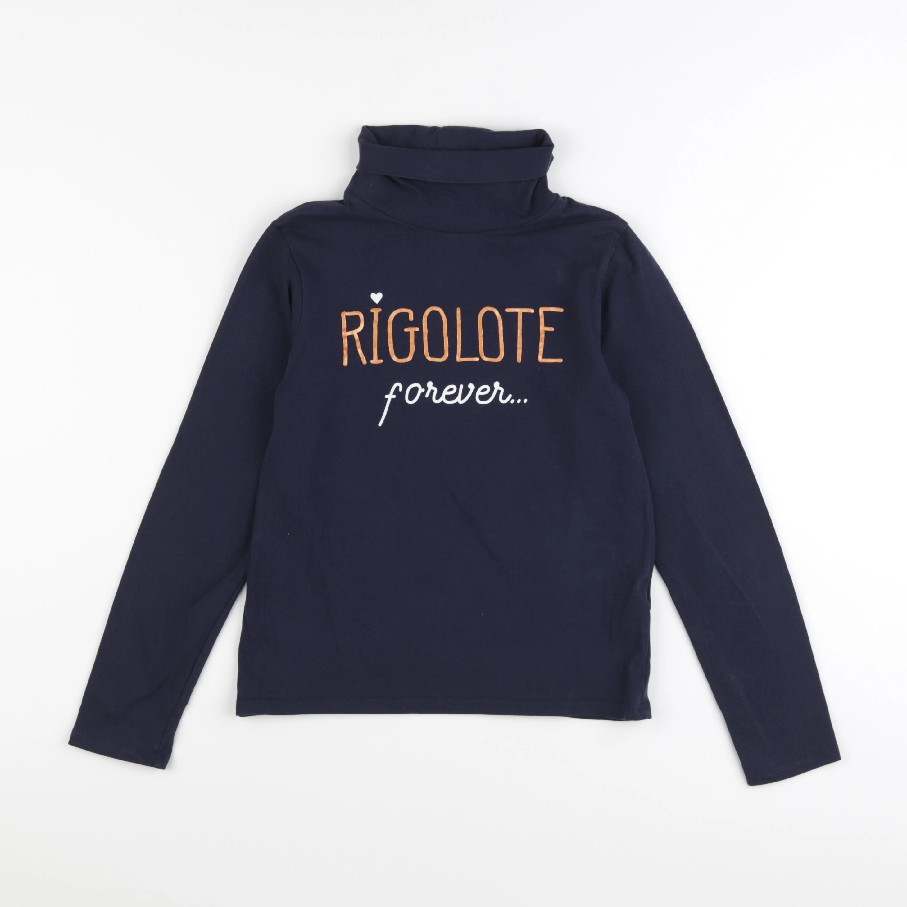 Vertbaudet - sous-pull bleu - 10 ans