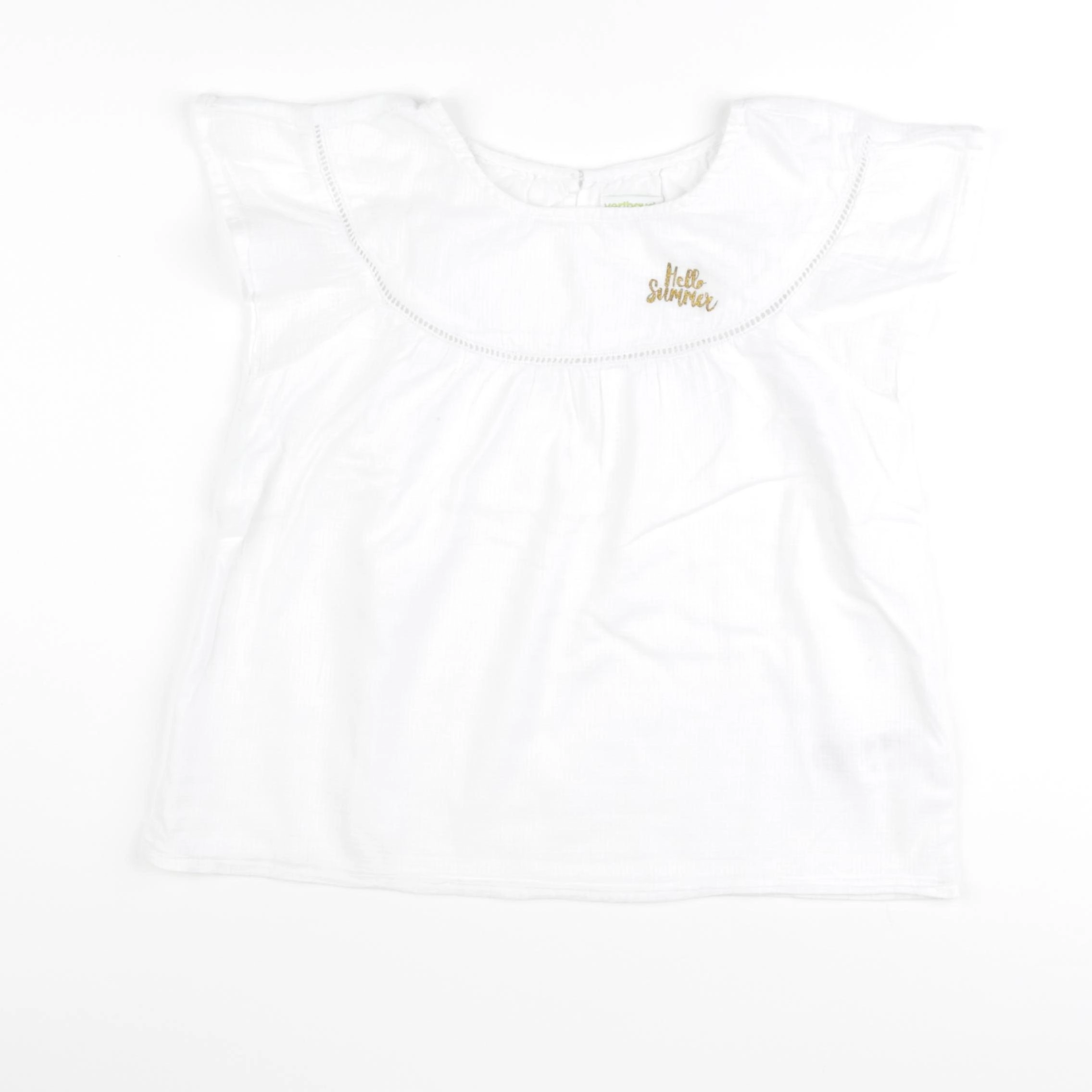 Vertbaudet - blouse blanc - 10 ans