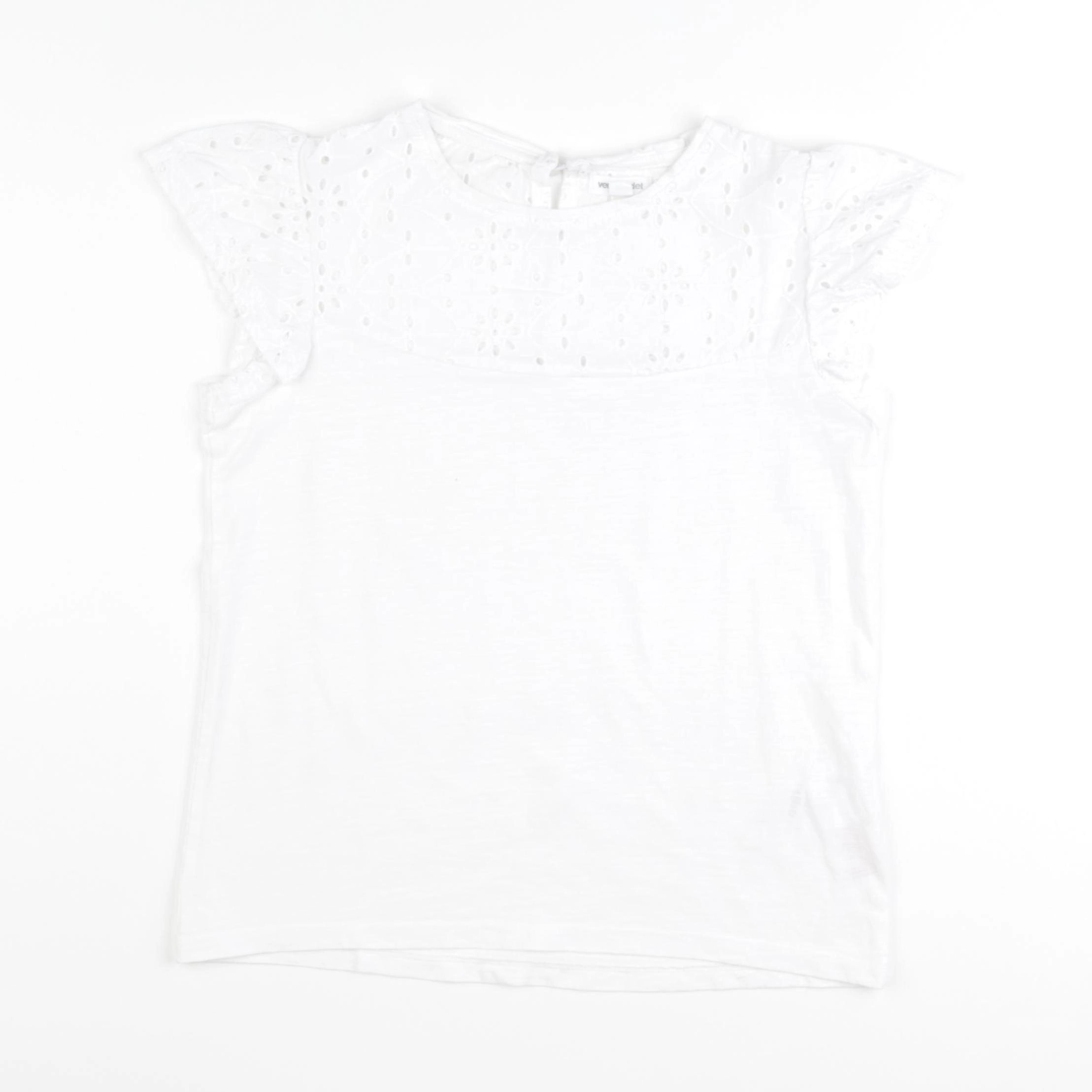 Vertbaudet - tee-shirt blanc - 10 ans