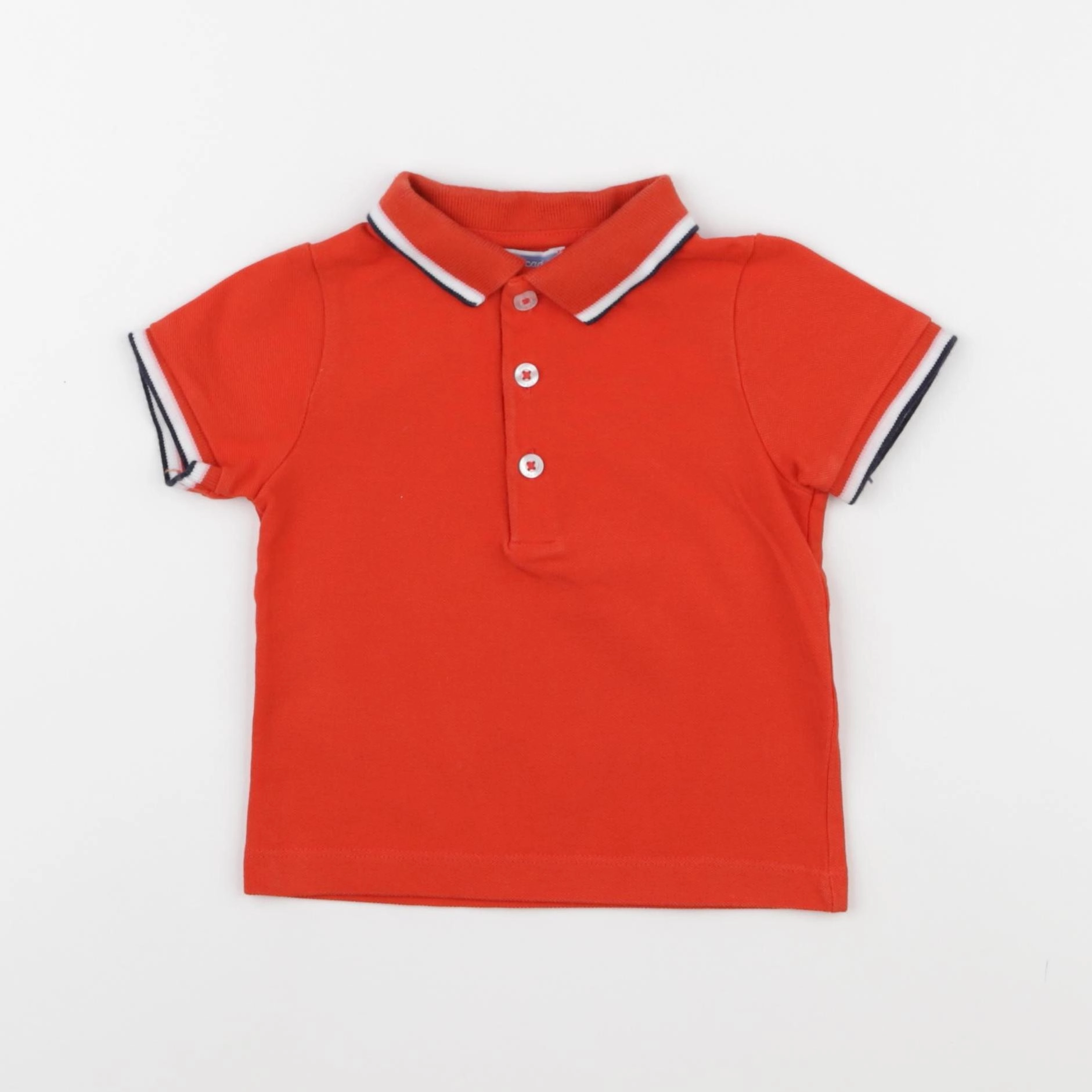 Jacadi - polo orange - 12 mois