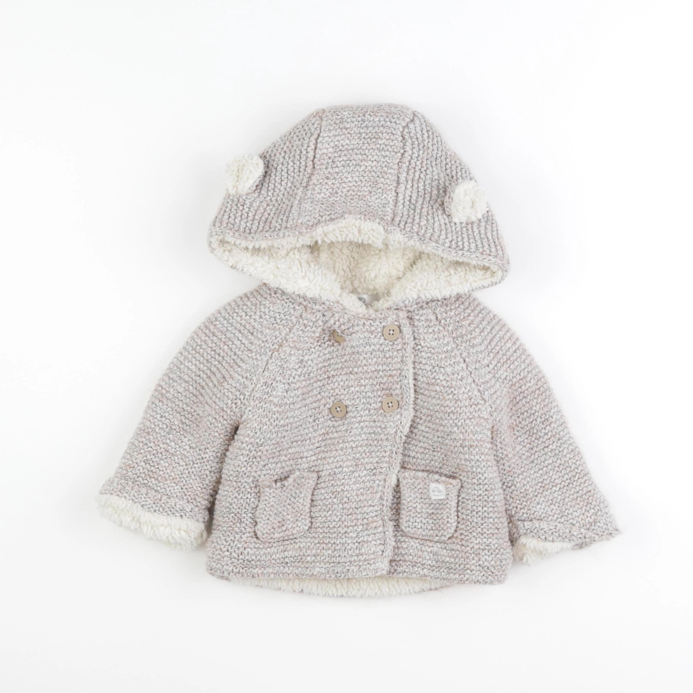 La Redoute - gilet beige - 3 mois