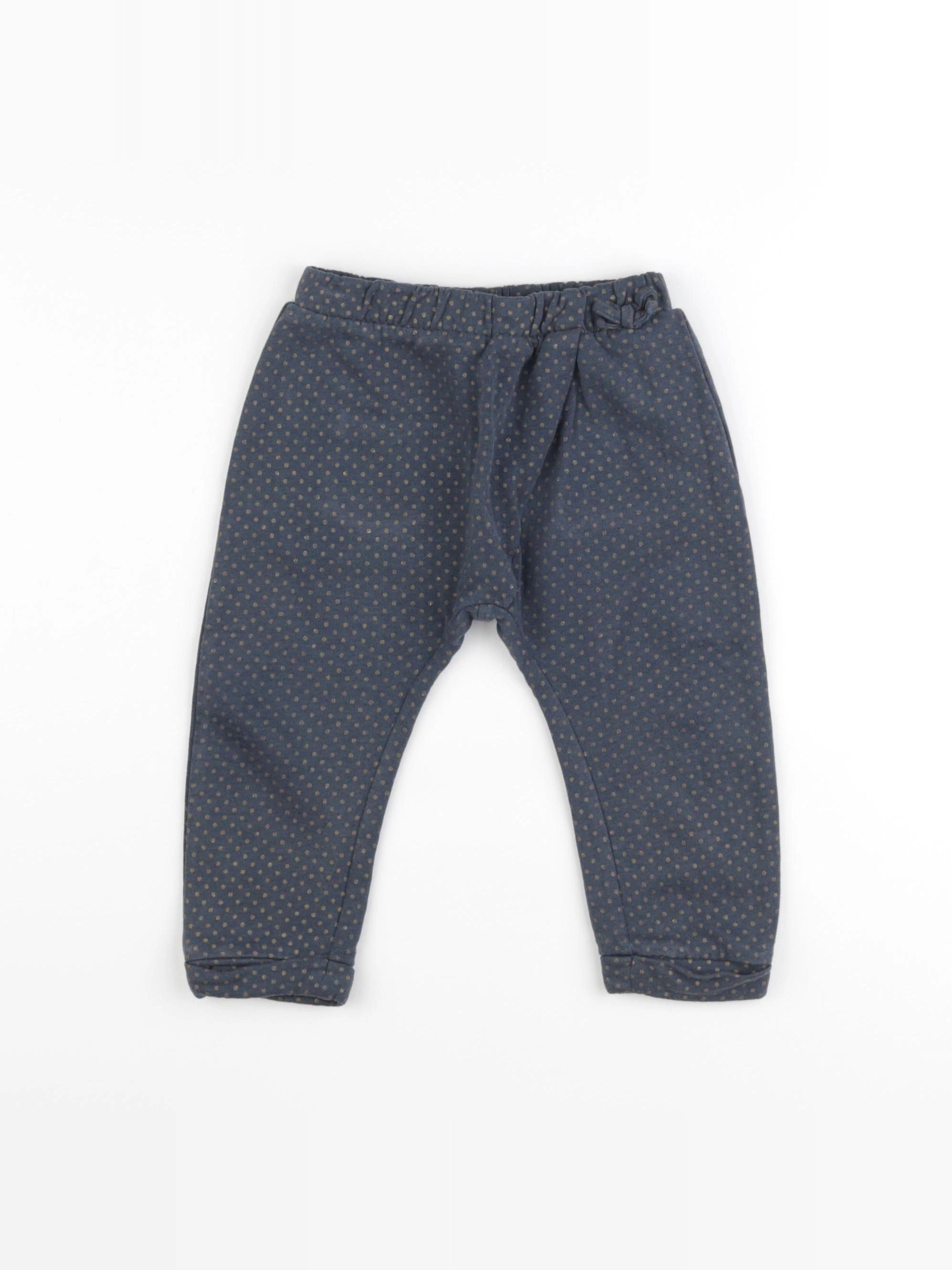 Vertbaudet - pantalon bleu - 18 mois