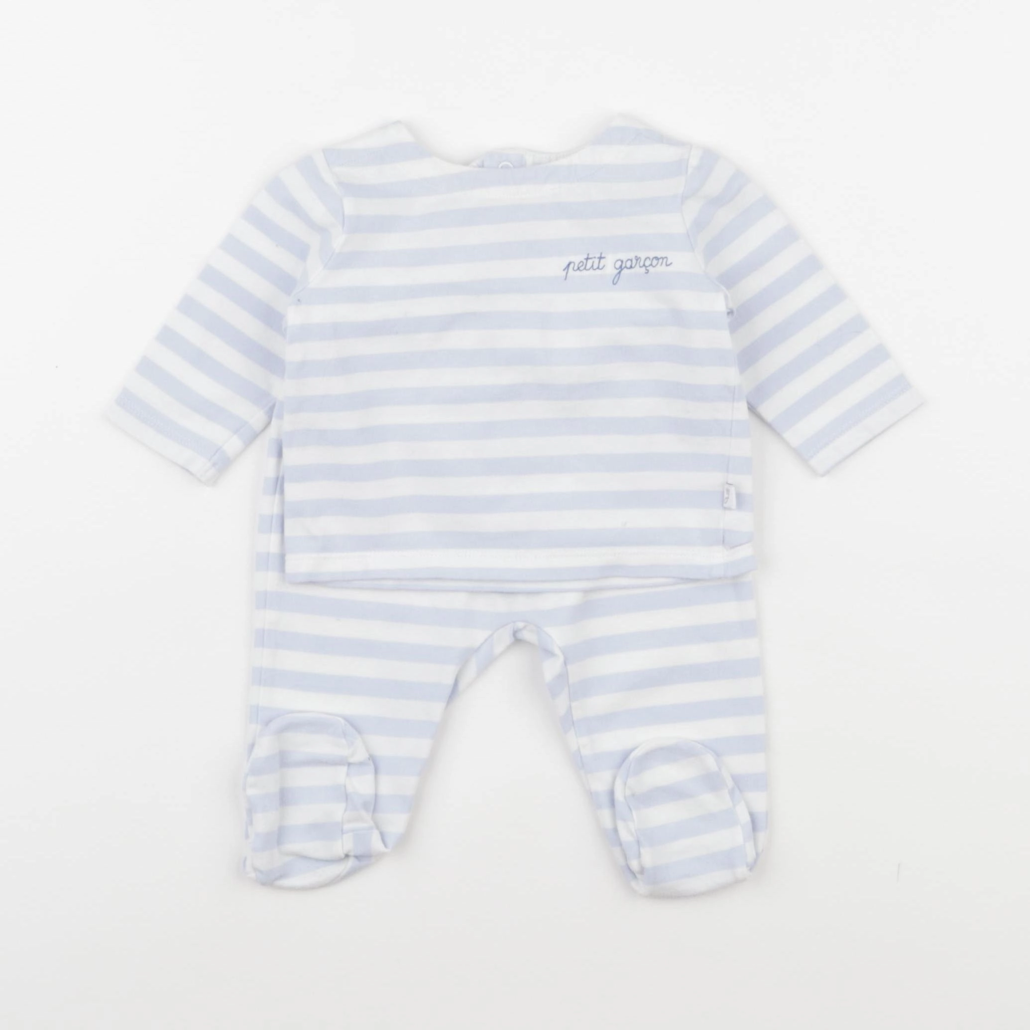 Jacadi - pyjama coton bleu - 6 mois