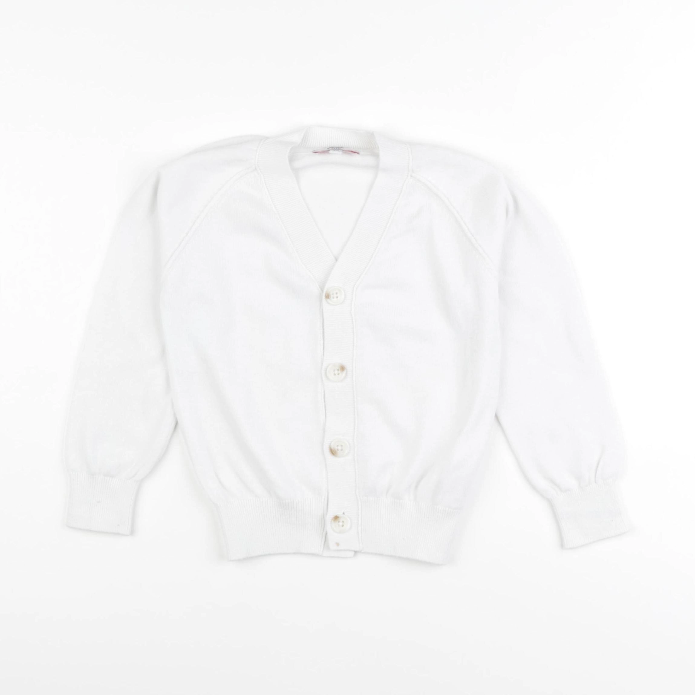 Jacadi - gilet blanc - 4 ans
