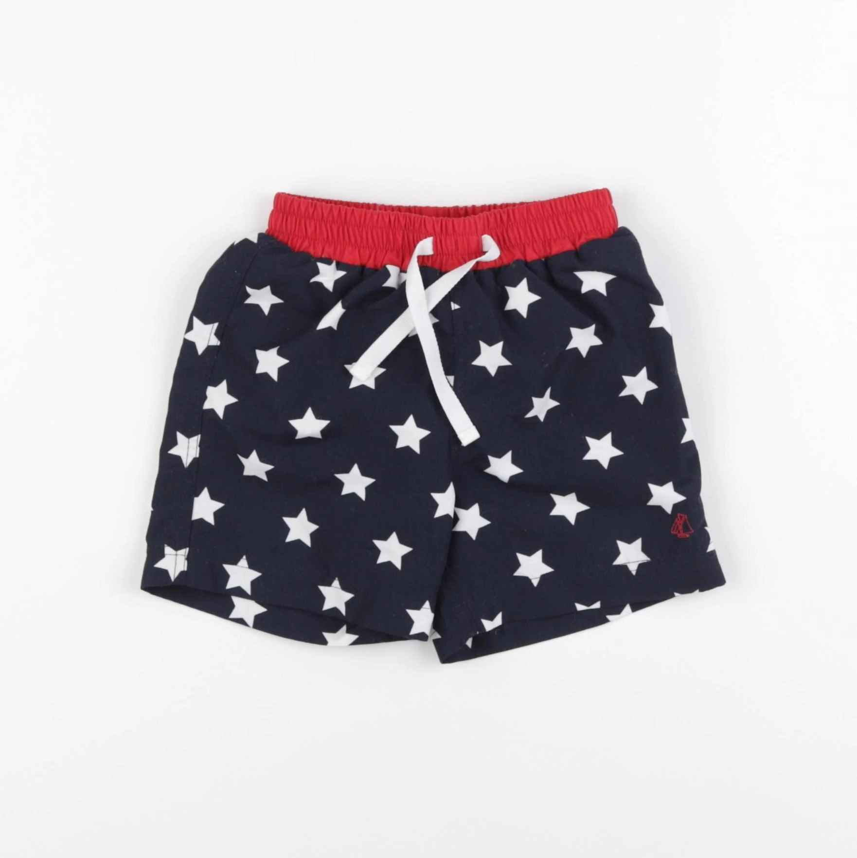 Petit Bateau - maillot de bain bleu, blanc - 18 mois