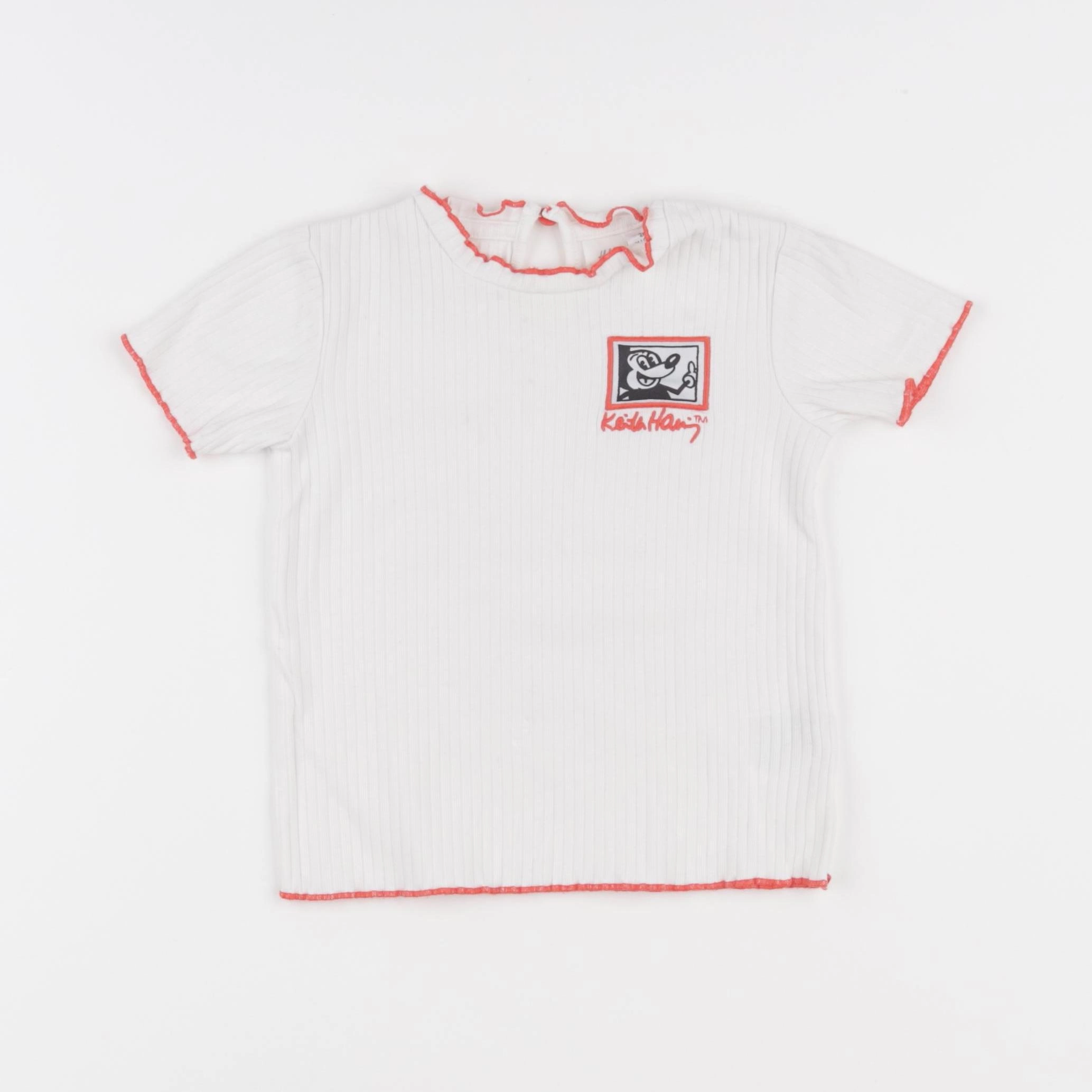 H&M - tee-shirt blanc - 12/18 mois
