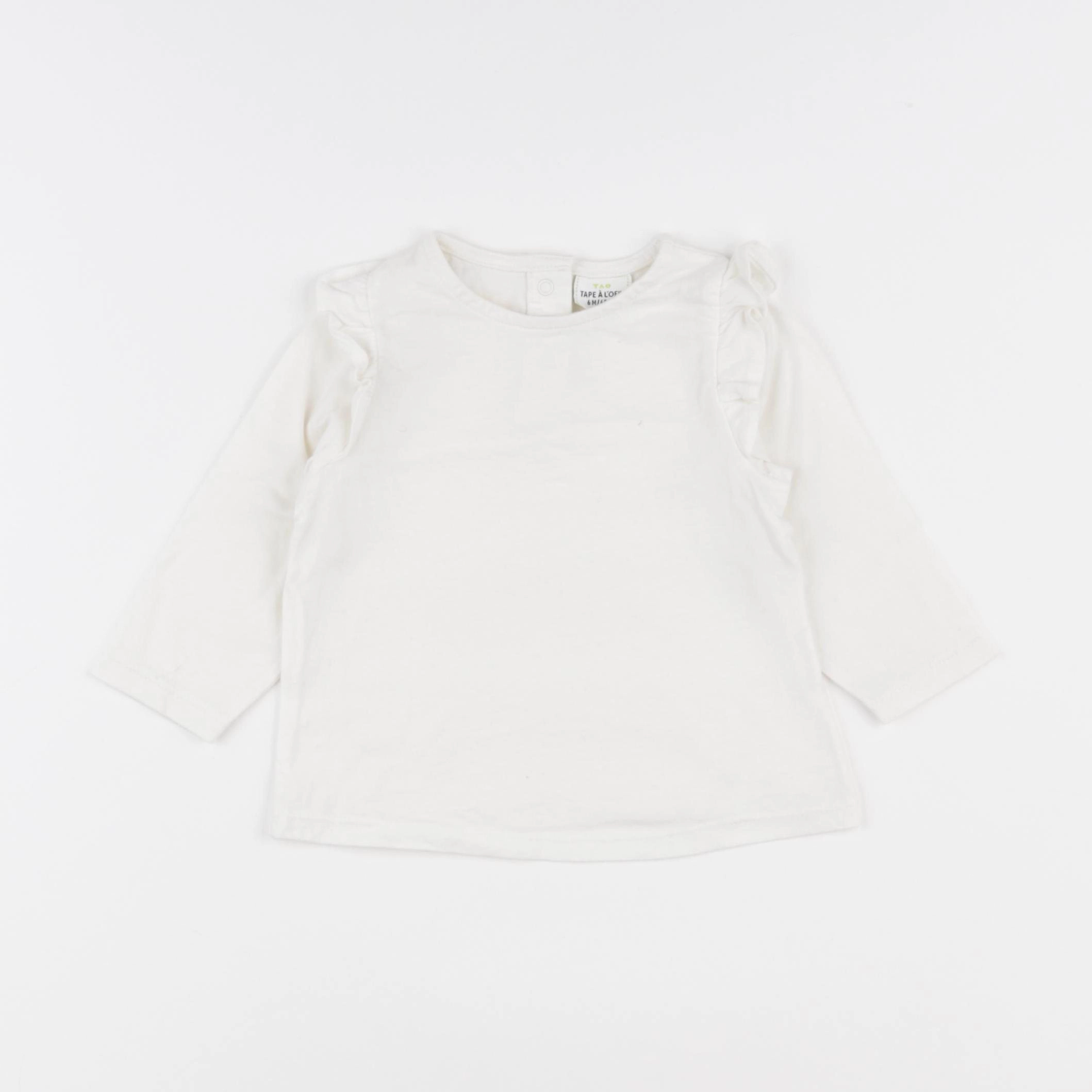 Tape à l'oeil - tee-shirt blanc - 6 mois