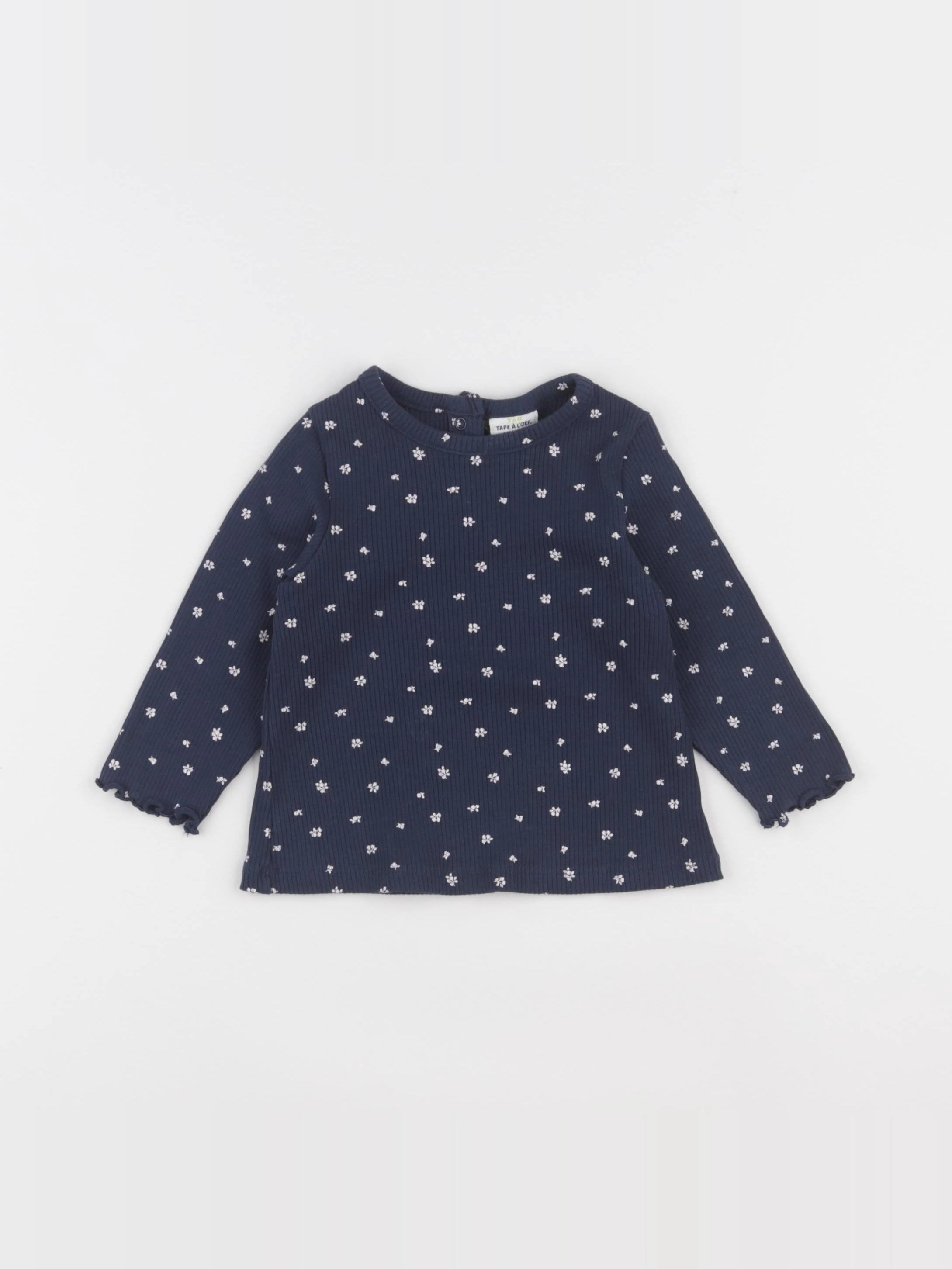 Tape à l'oeil - tee-shirt bleu - 3 mois