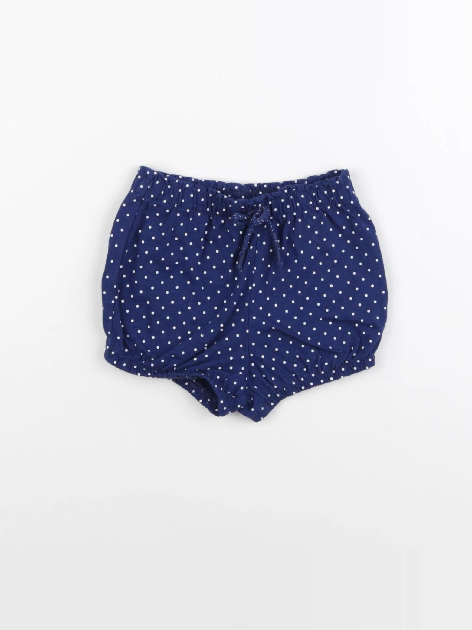 Vertbaudet - short bleu, blanc - 9 mois