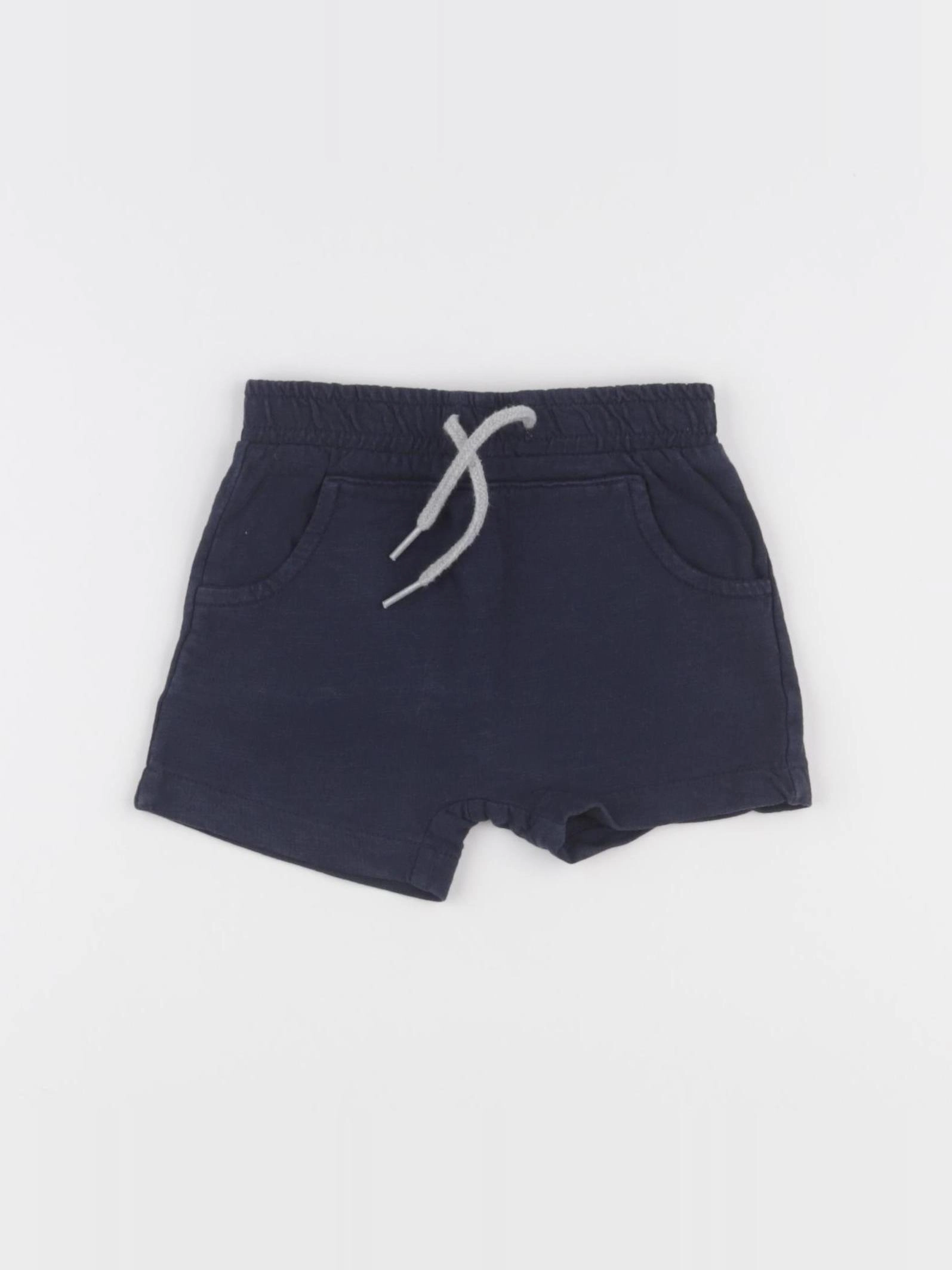 Vertbaudet - short bleu - 9 mois