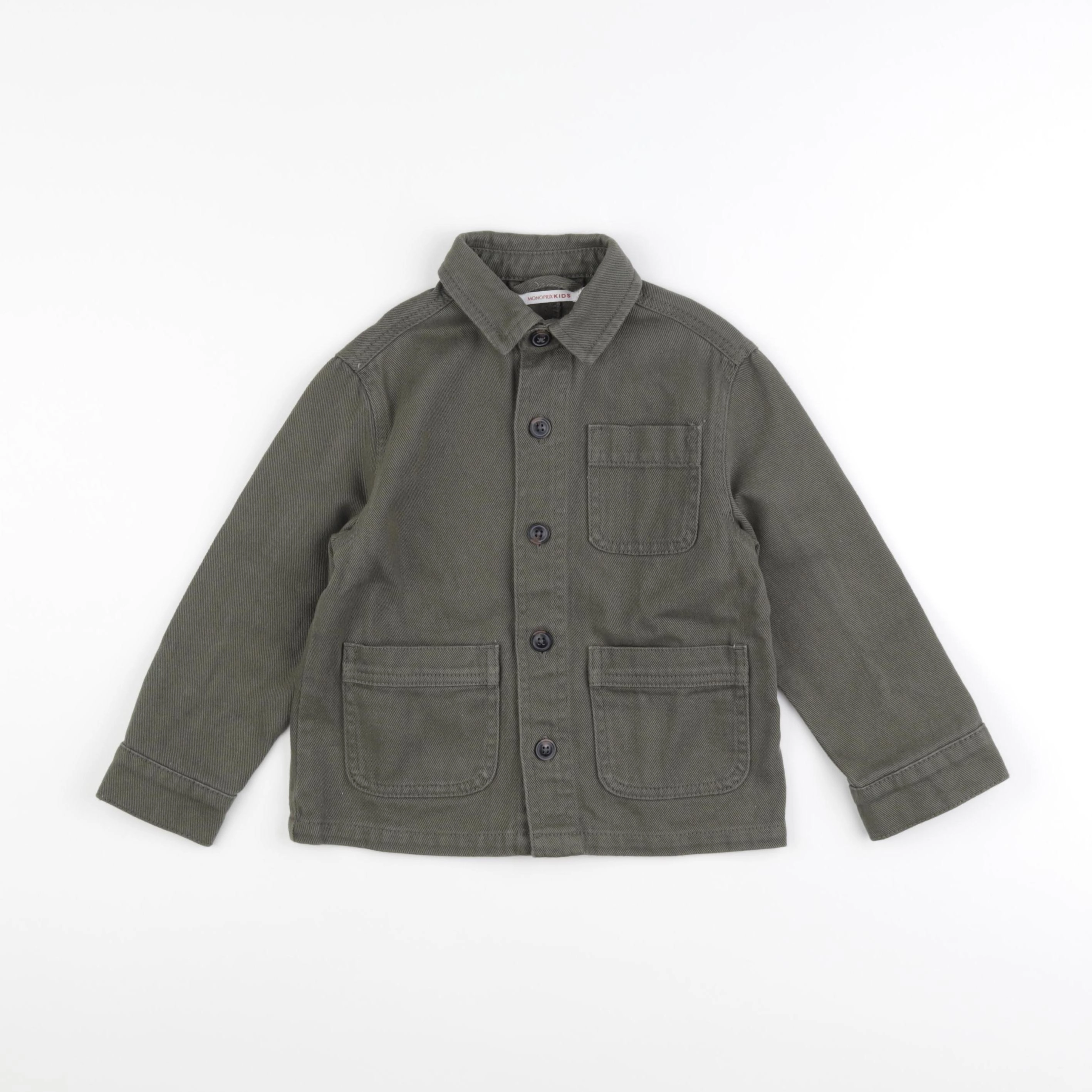 Monoprix - chemise vert - 3 ans