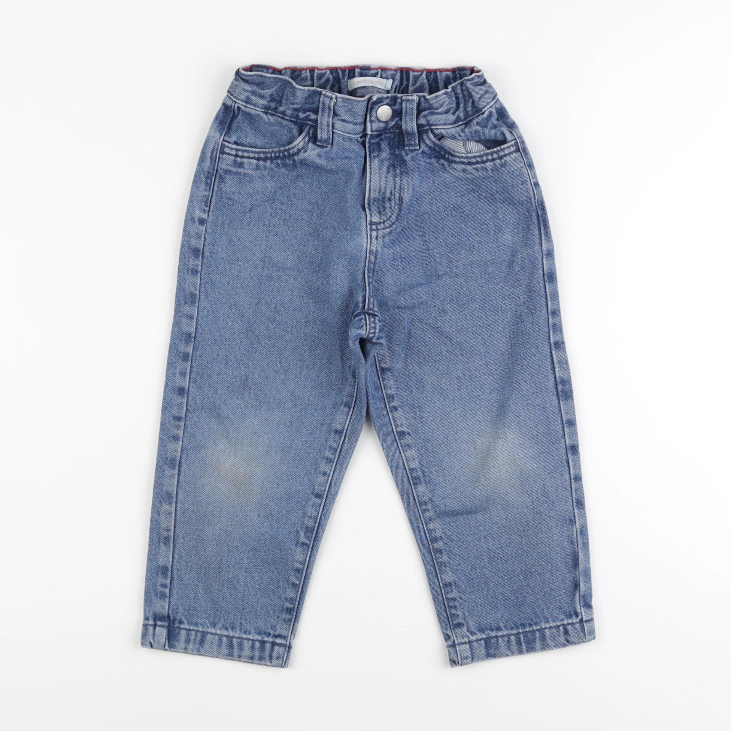 Monoprix - jean bleu - 4 ans