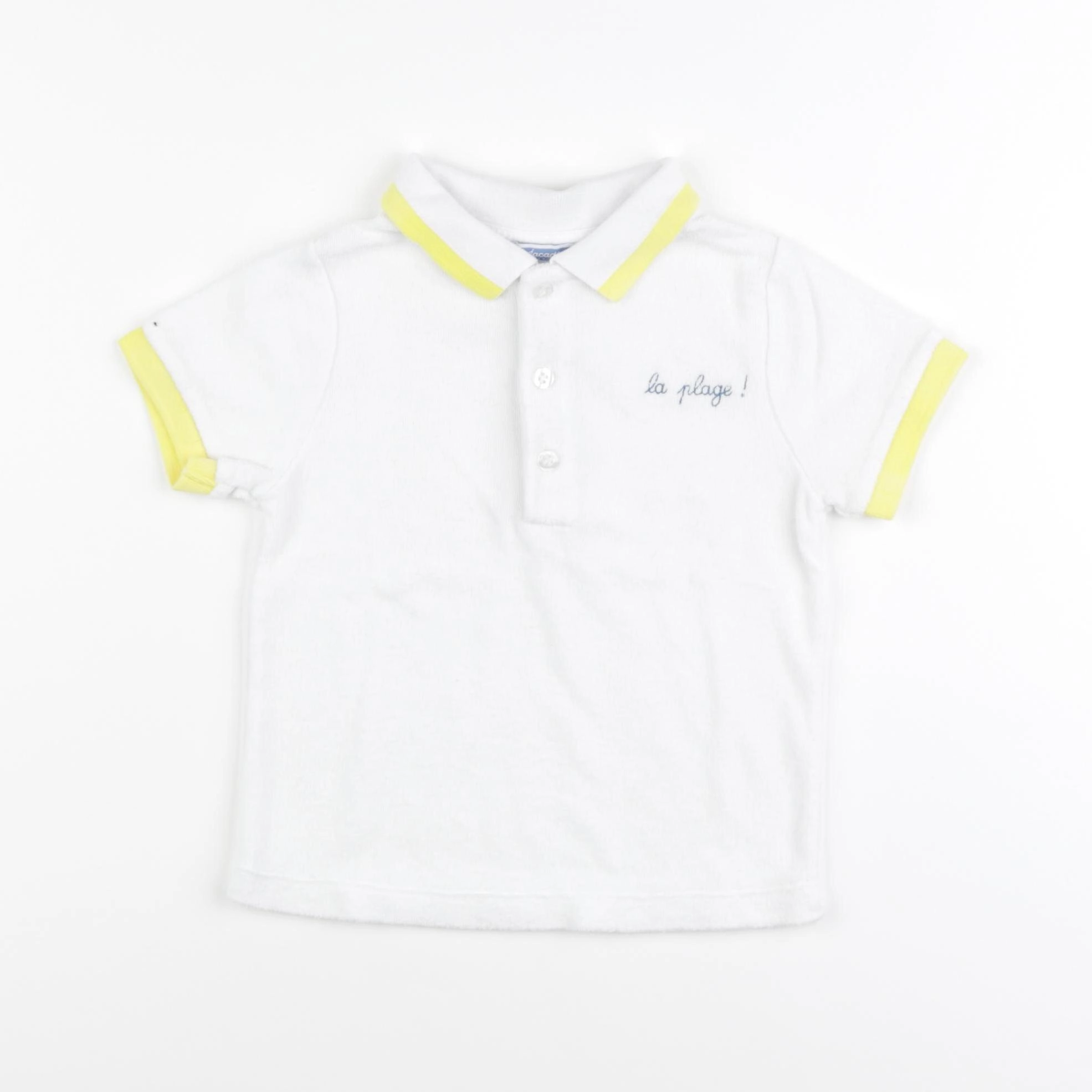 Jacadi - polo blanc - 24 mois