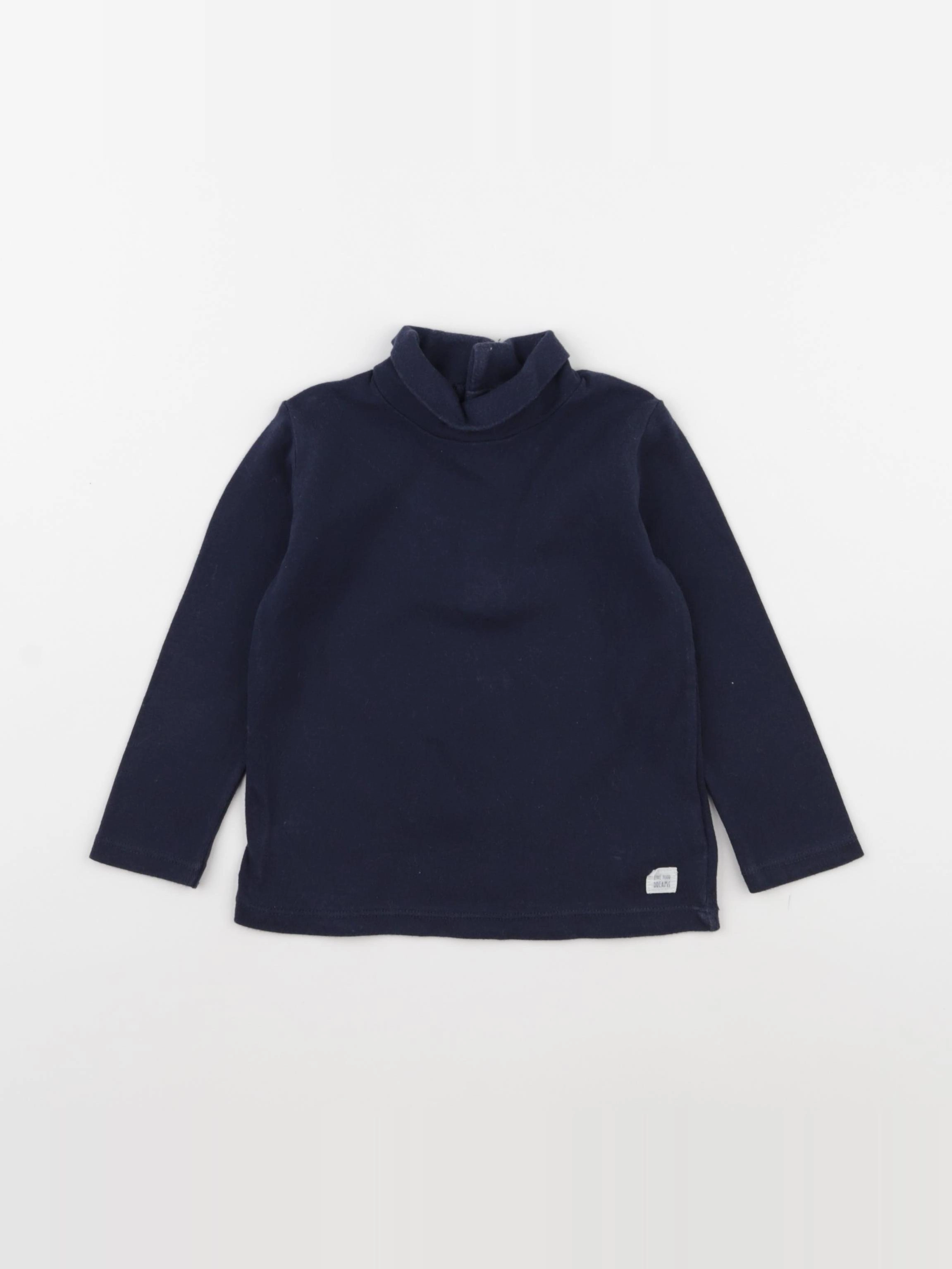 La Redoute - sous-pull bleu - 2 ans
