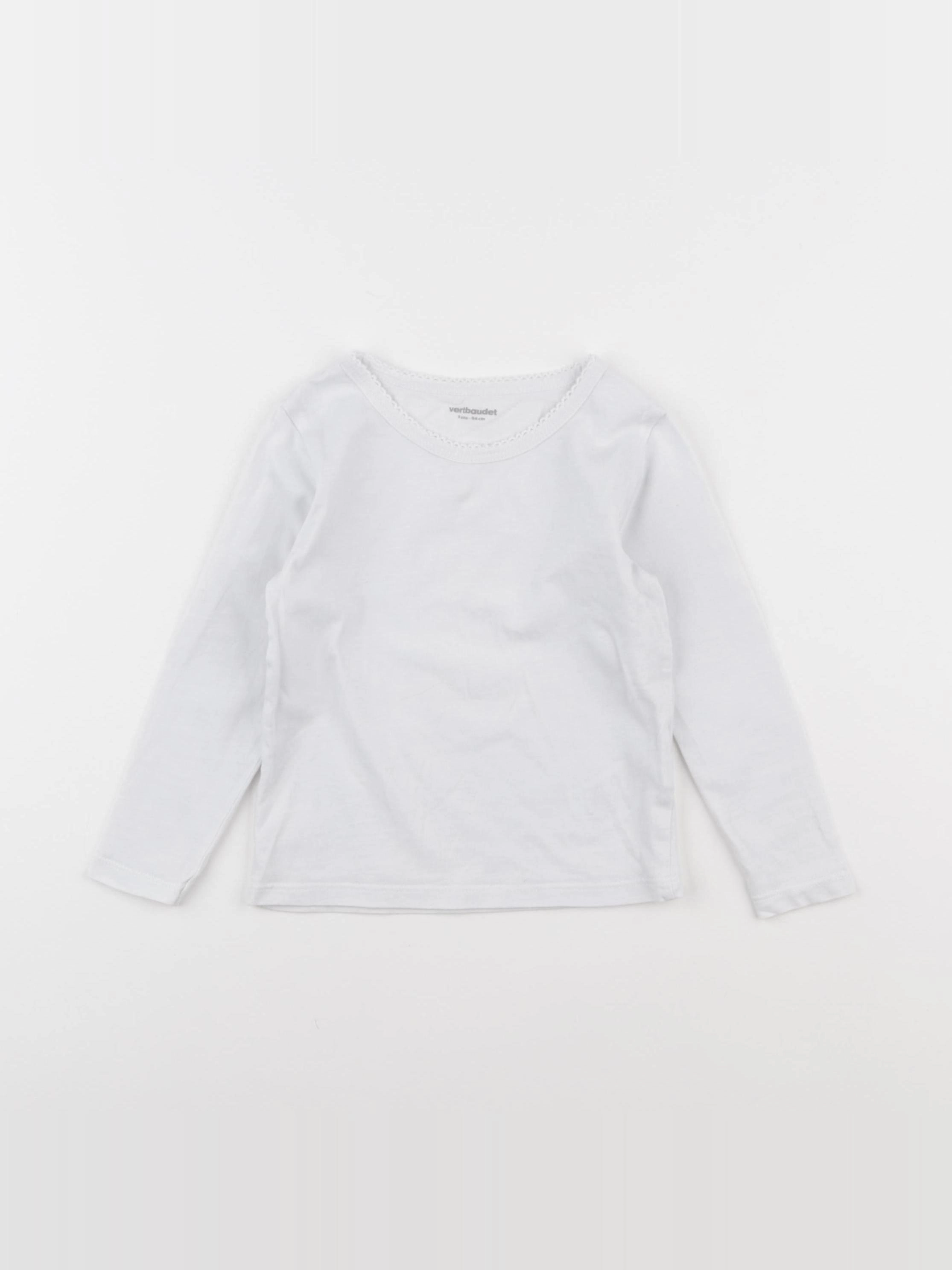 Vertbaudet - maillot de corps blanc - 3 ans