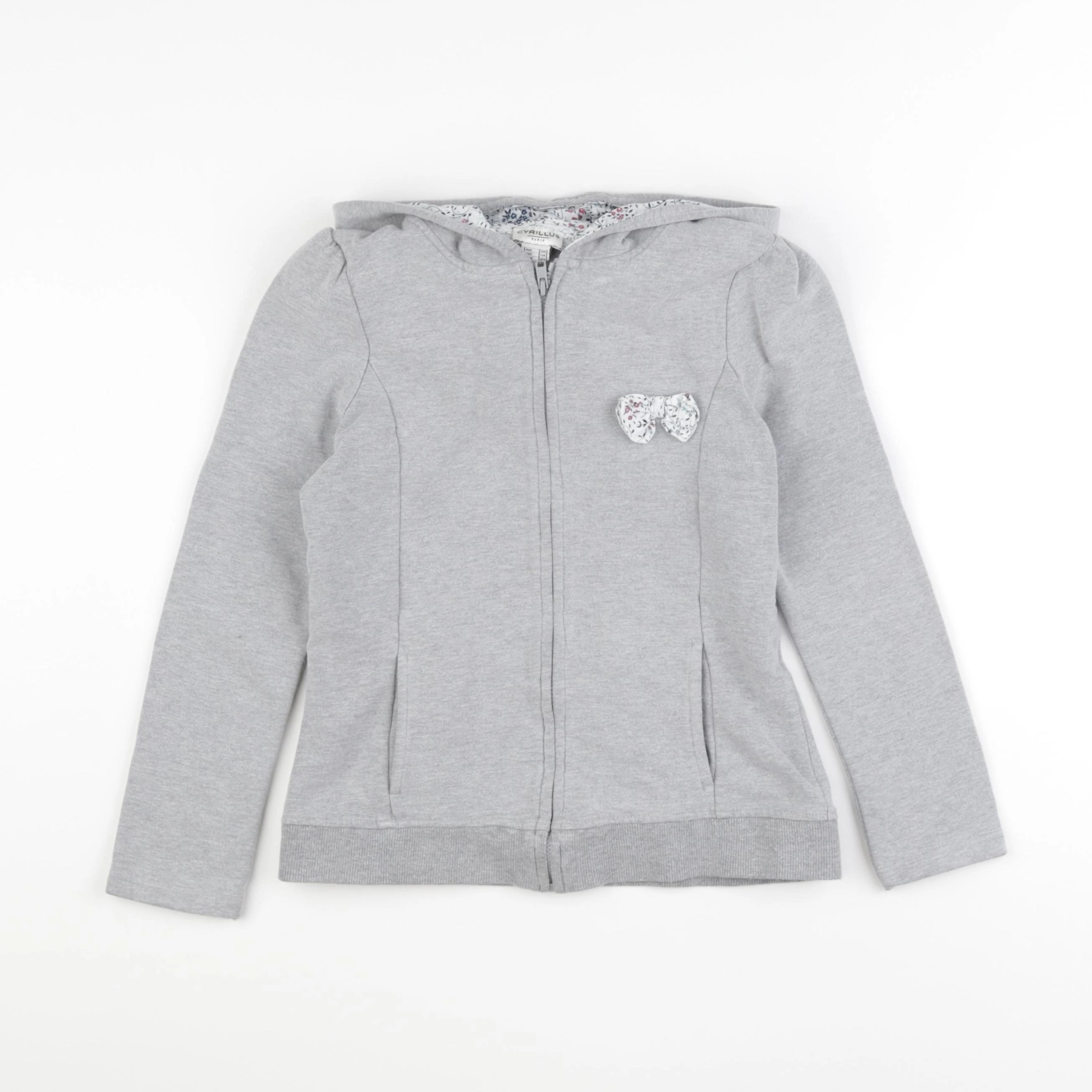 Cyrillus - sweat gris - 10 ans