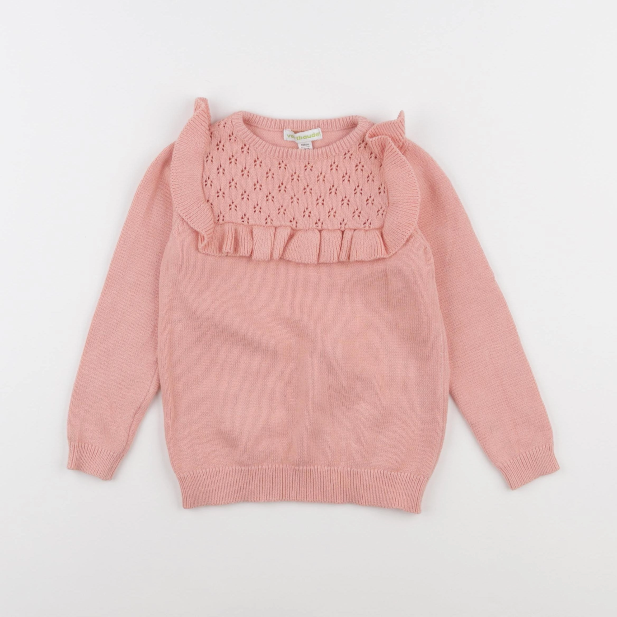 Vertbaudet - pull rose - 4 ans