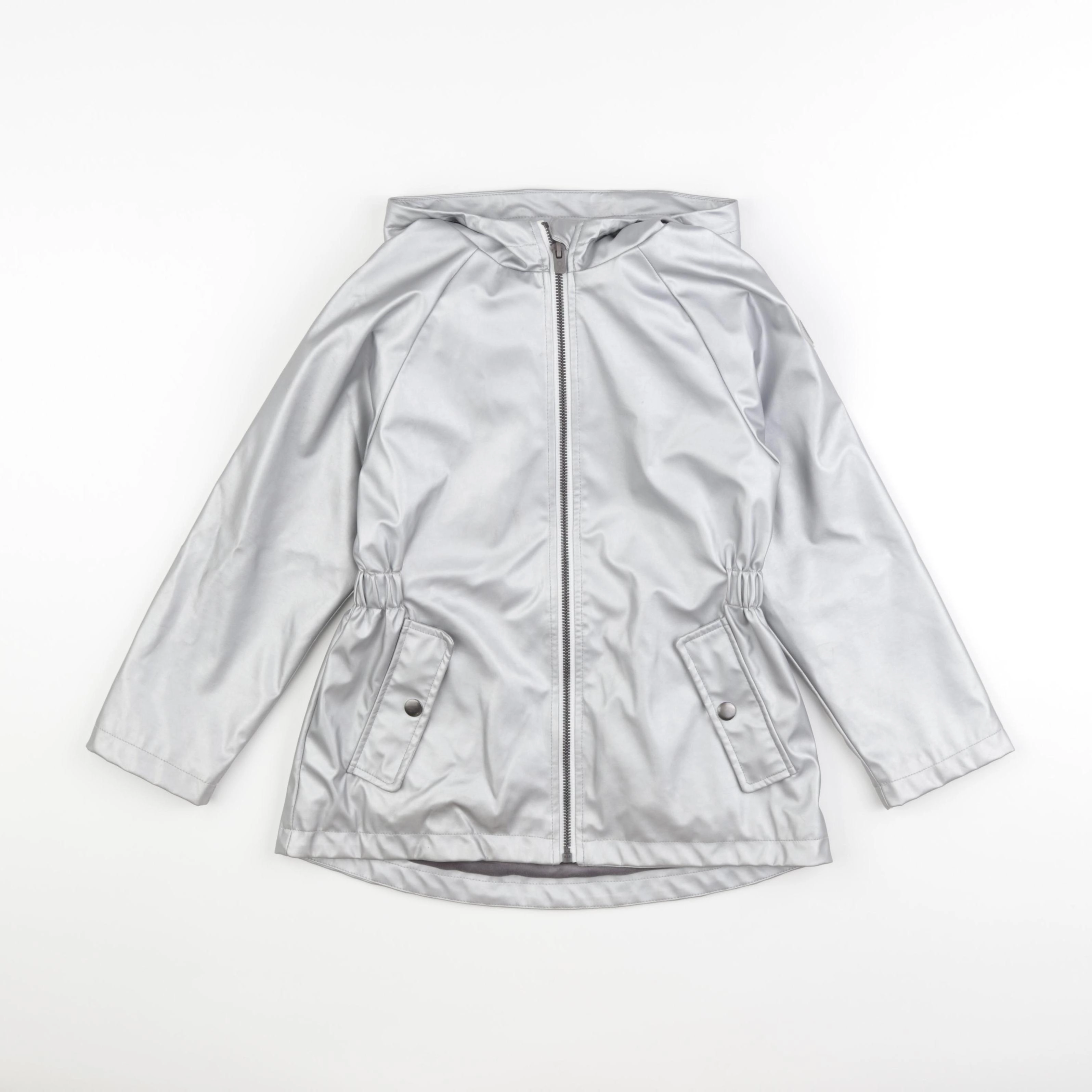 Okaidi - imperméable gris, argent - 8 ans