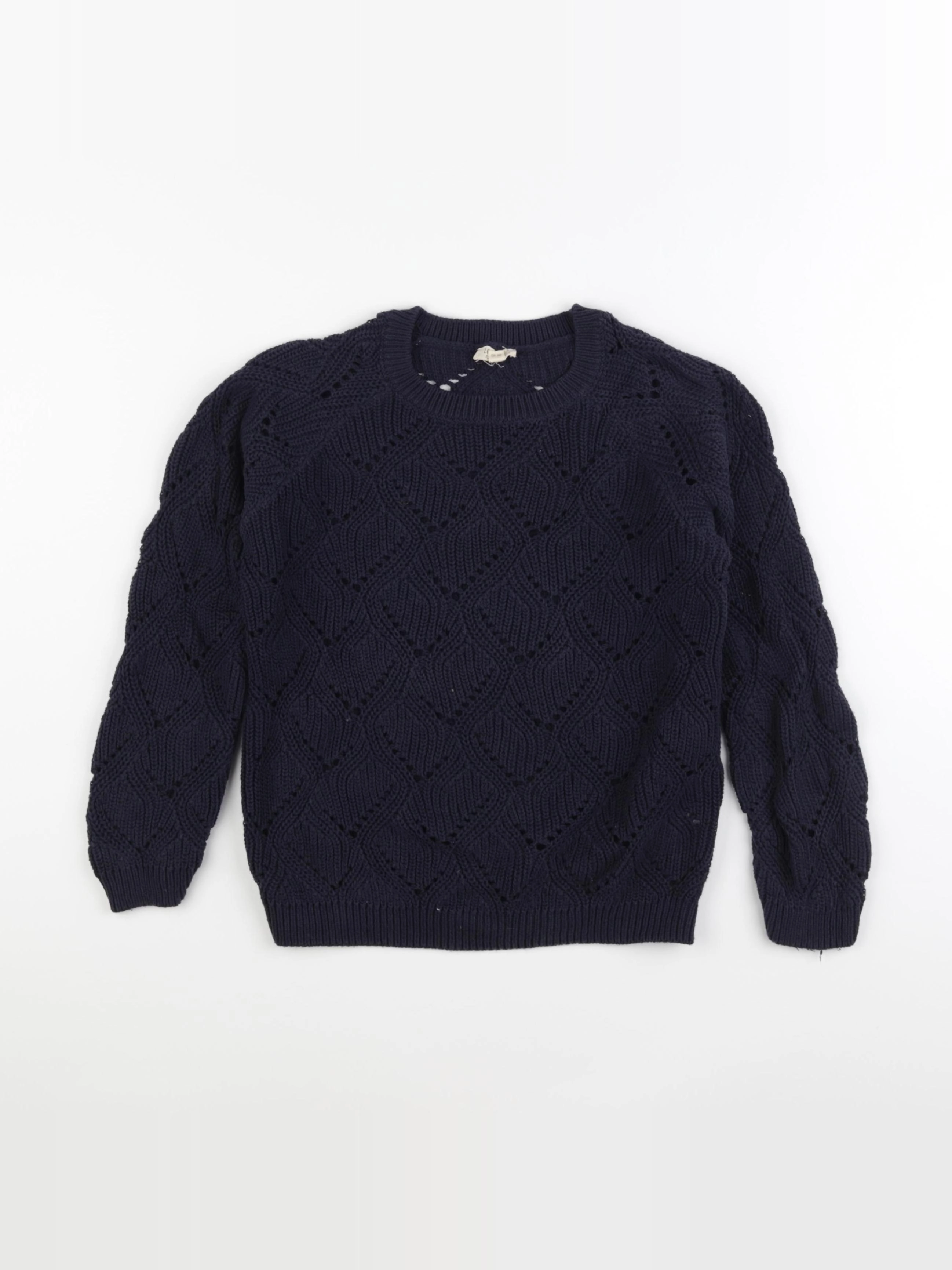 Little Cigogne - pull bleu - 8 ans