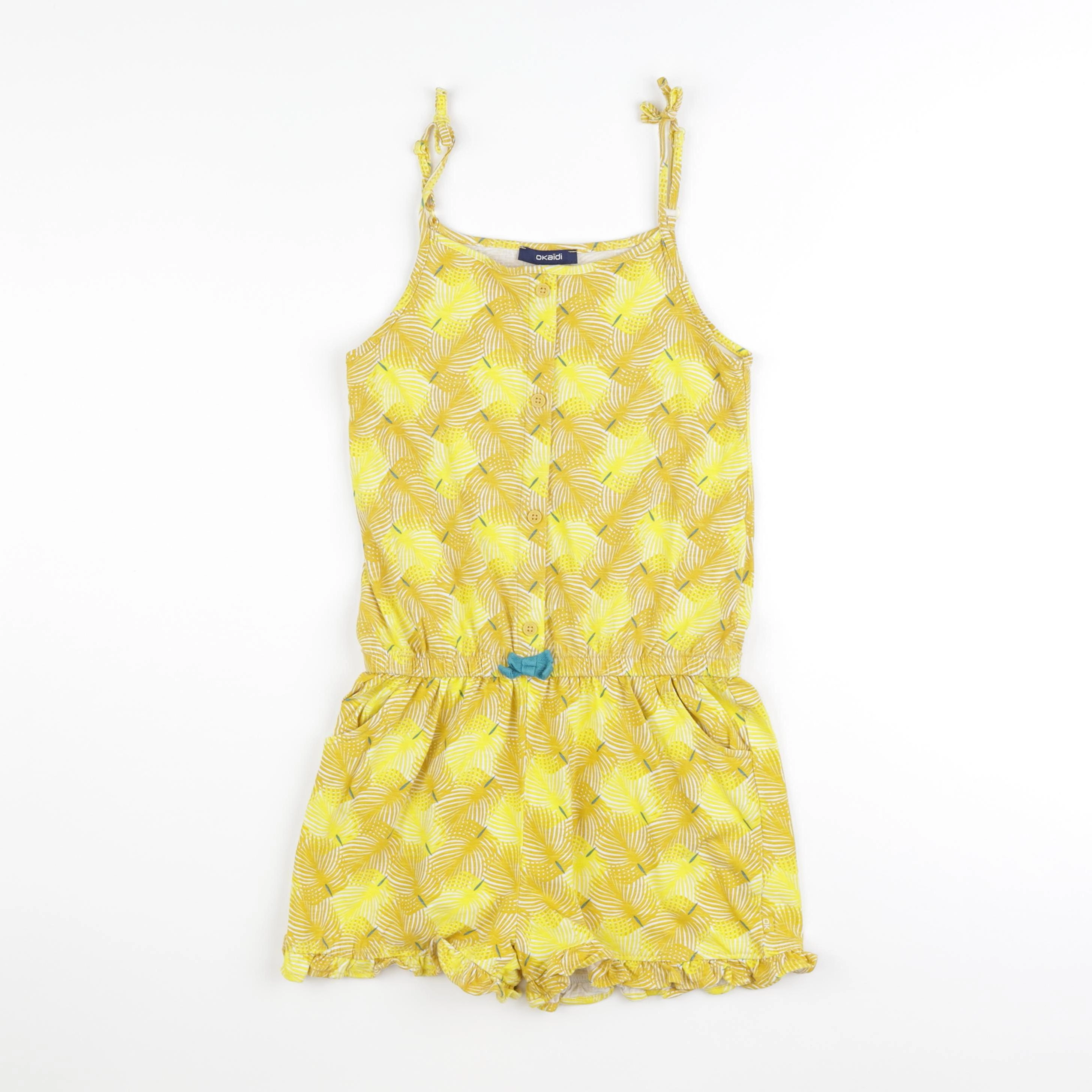 Okaidi - combinaison jaune - 8 ans