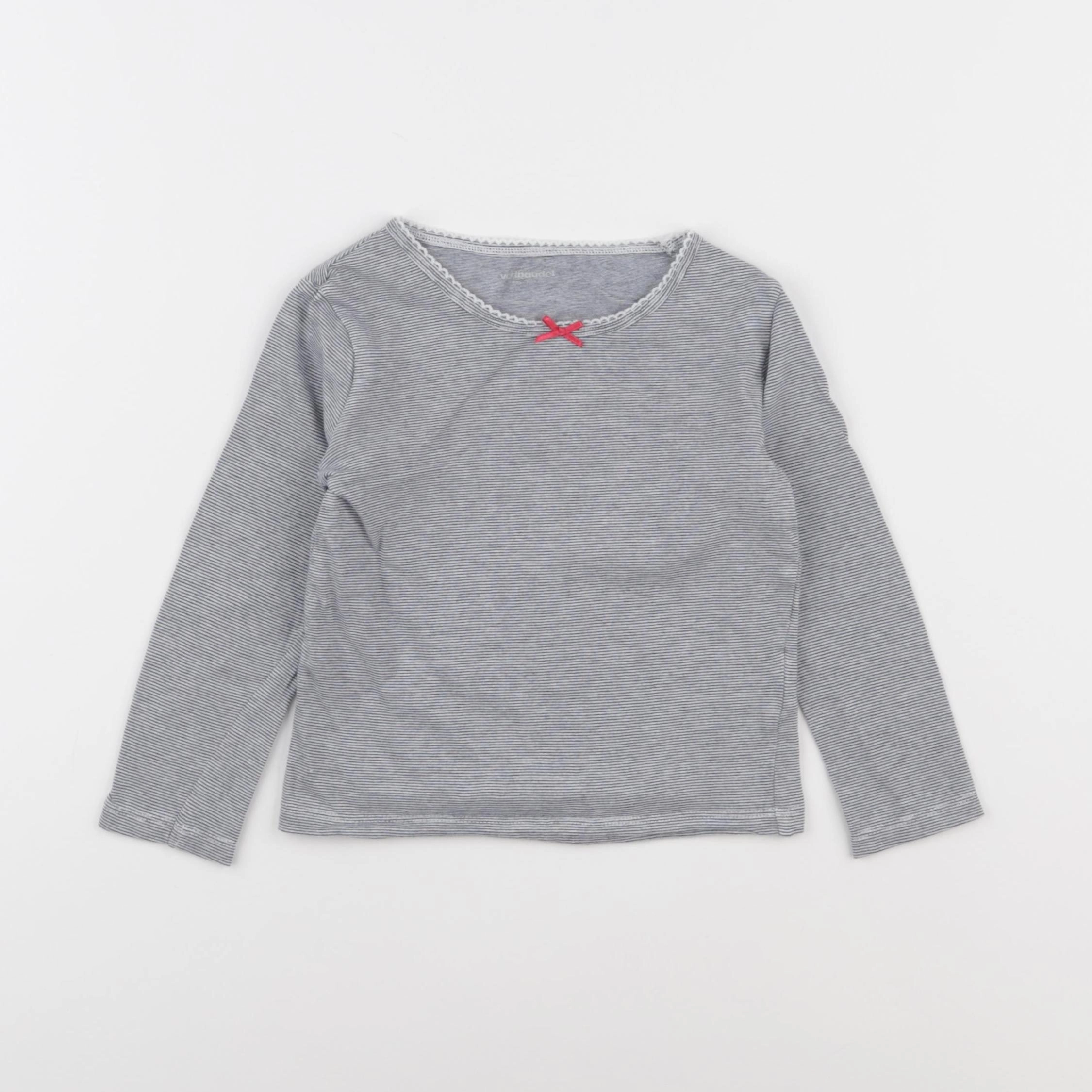 Vertbaudet - maillot de corps bleu - 4 ans