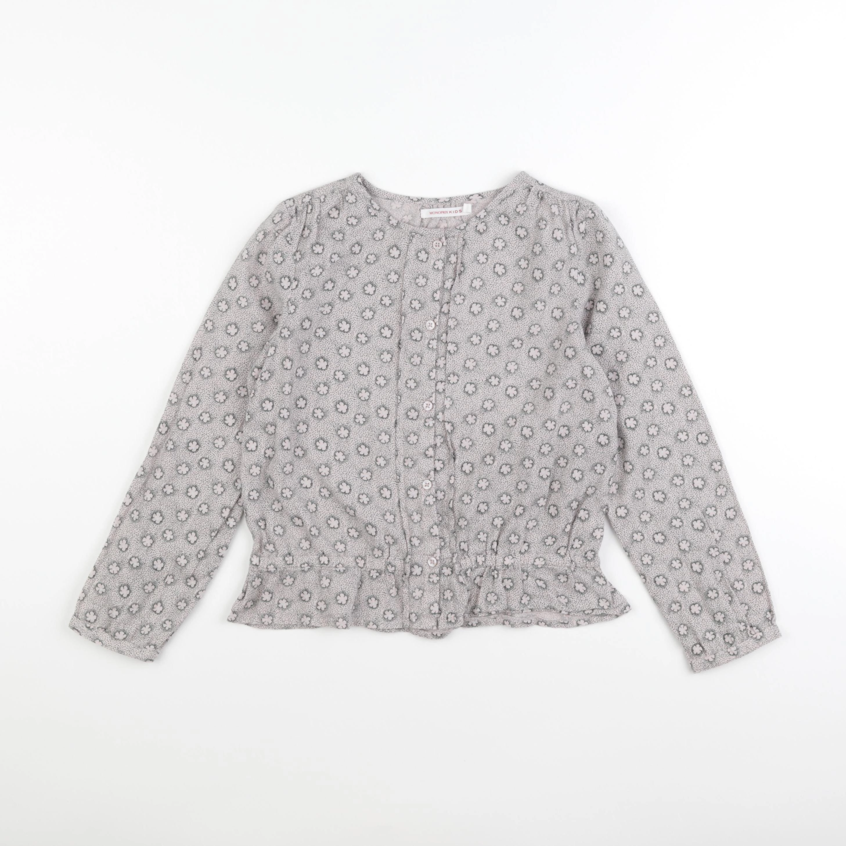 Monoprix - blouse beige - 8 ans