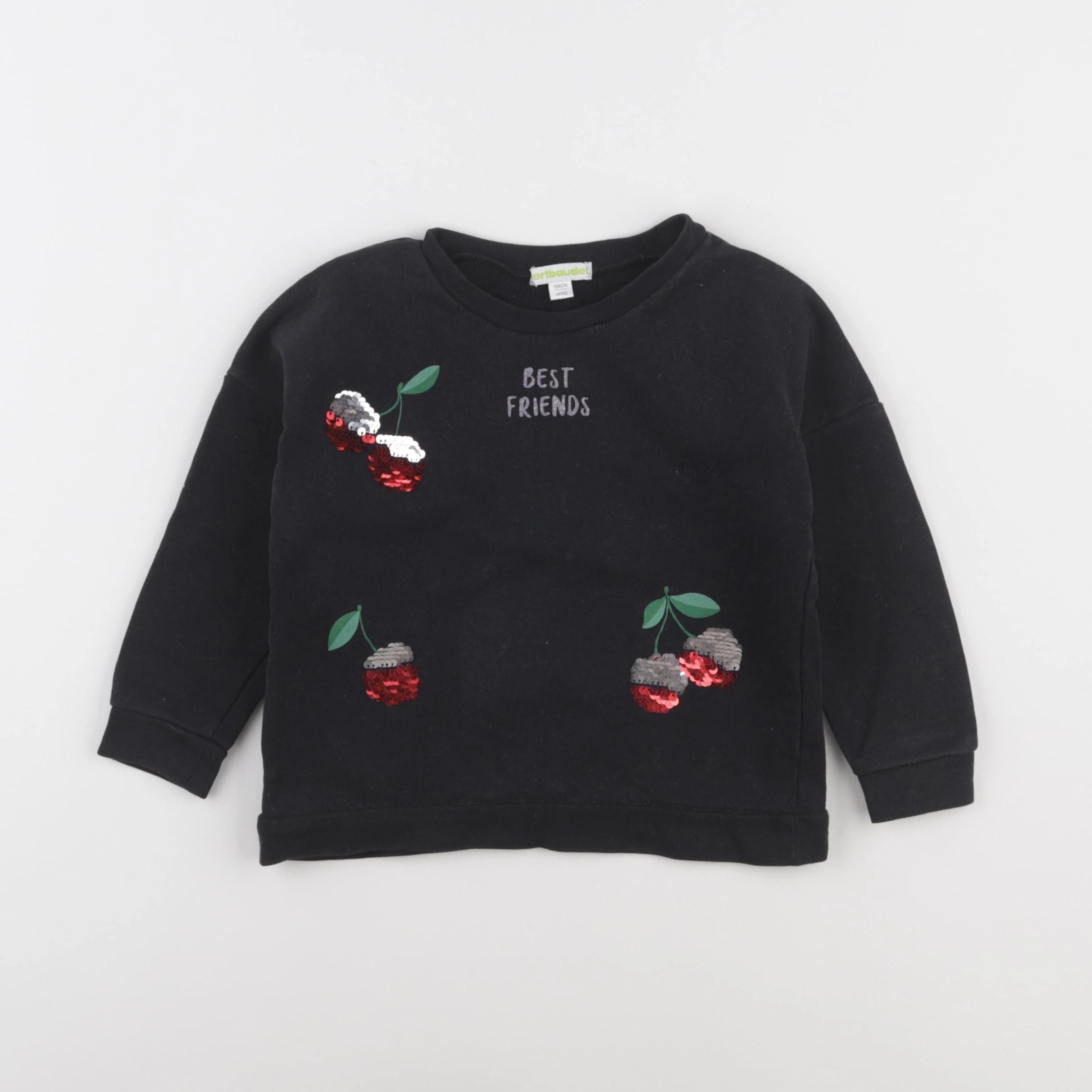 Vertbaudet - sweat gris - 4 ans