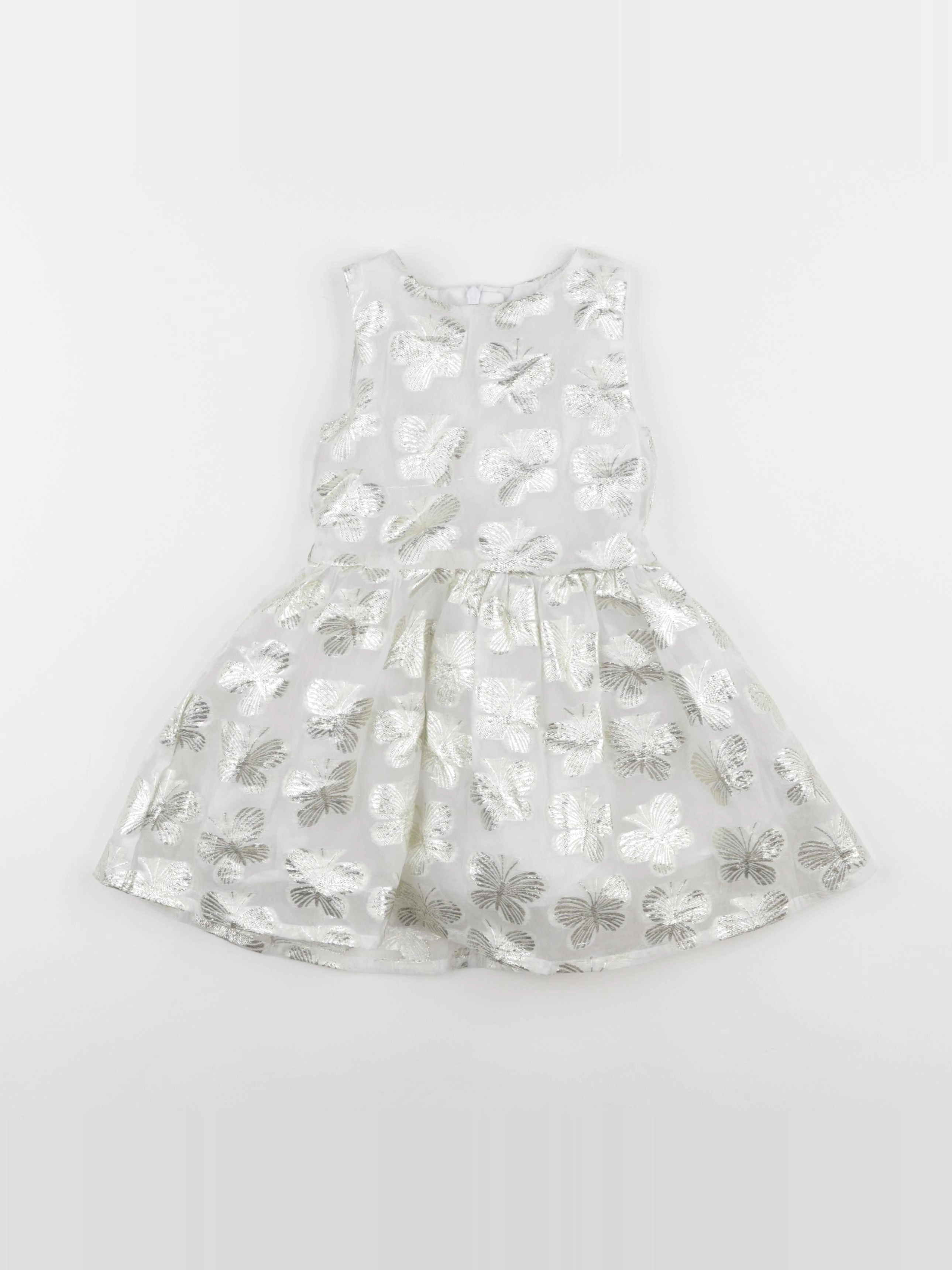 Vertbaudet - robe argent - 3 ans