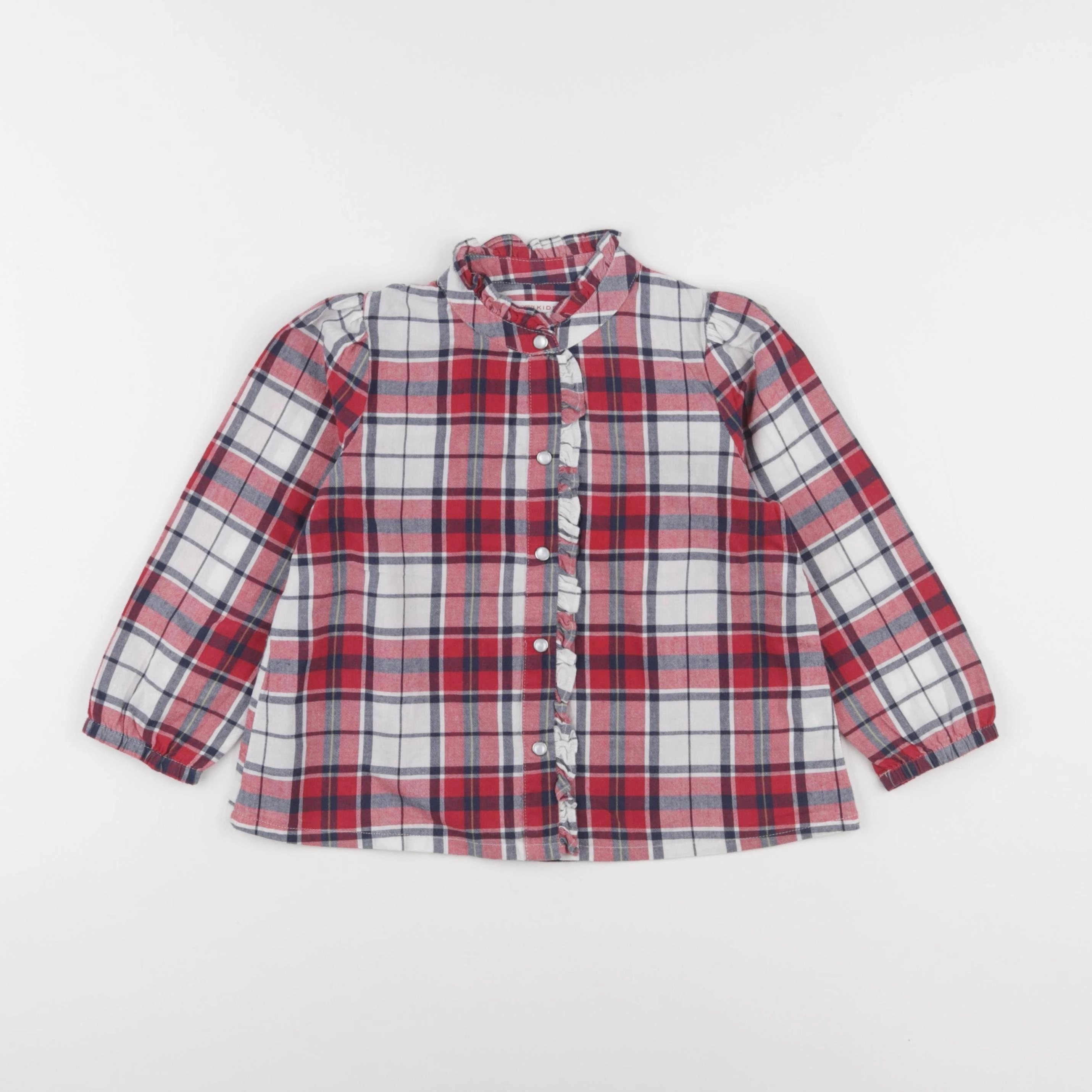 Monoprix - blouse rouge - 4 ans