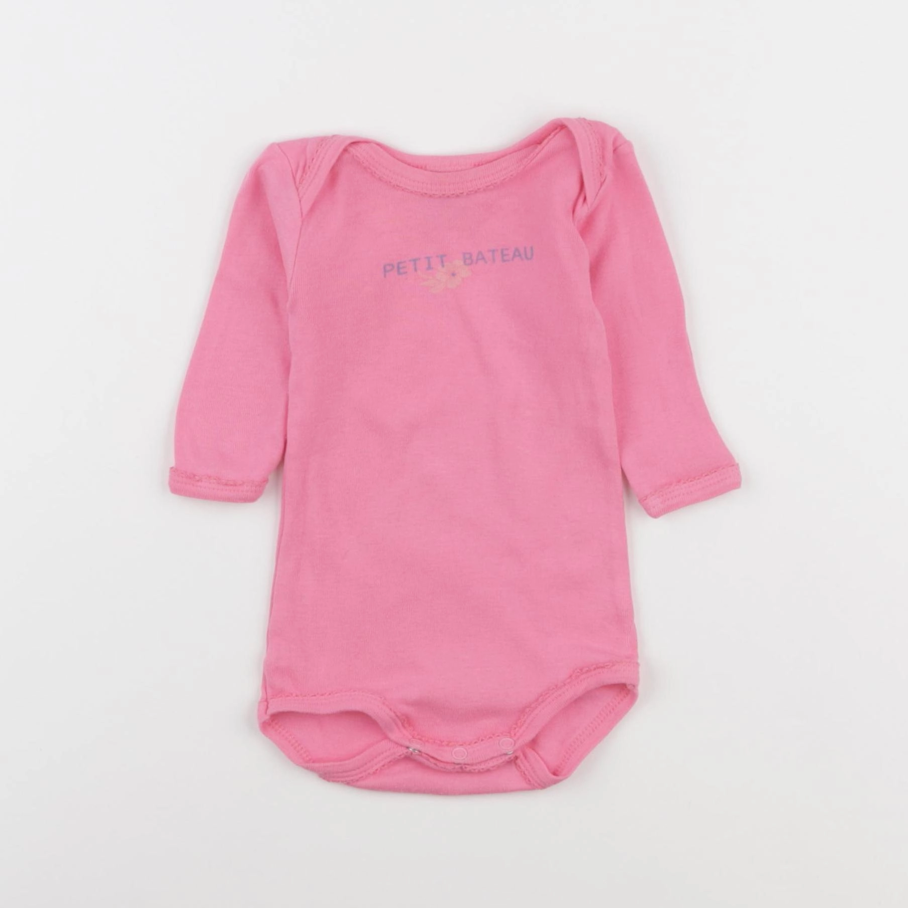 Petit Bateau - body rose - 3 mois