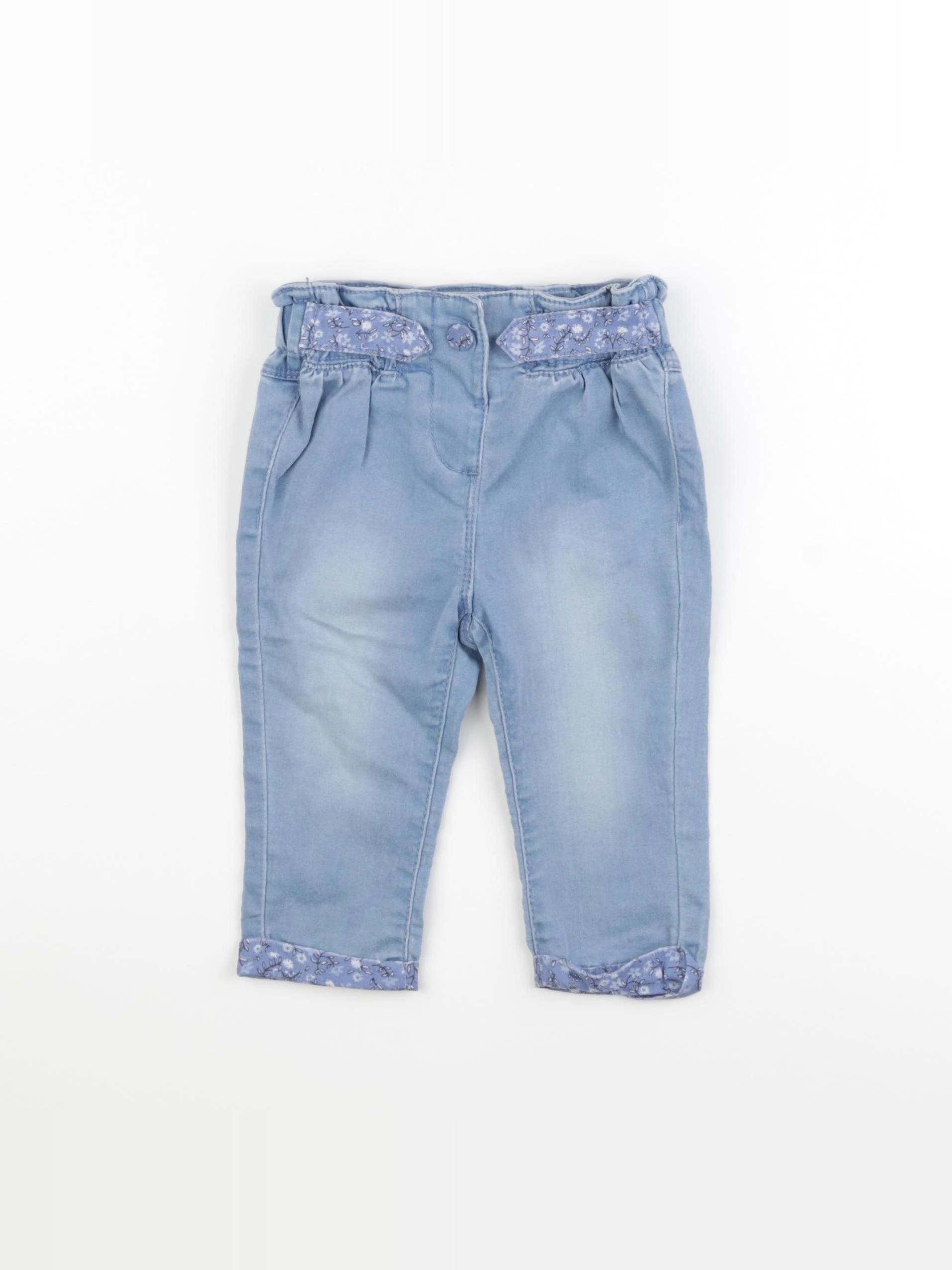 Tape à l'oeil - pantalon bleu - 9 mois