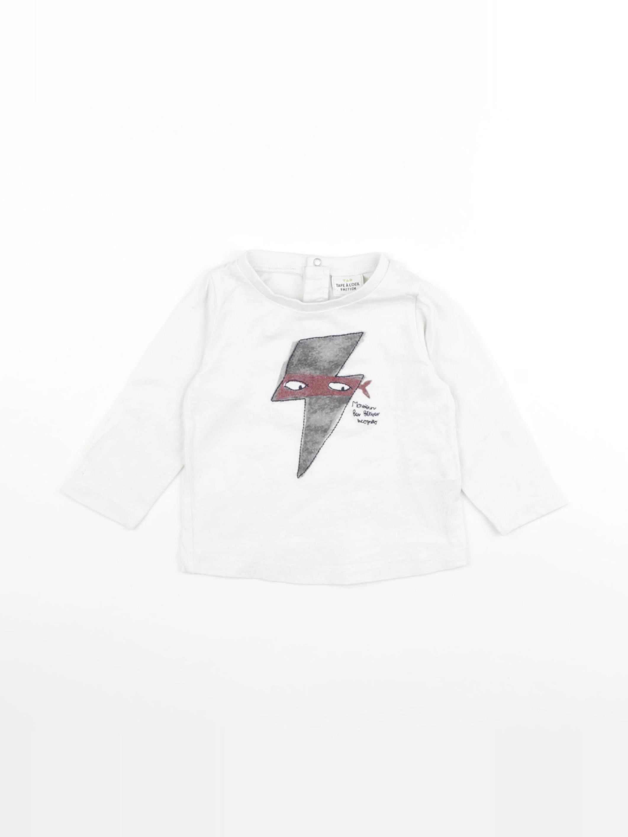 Tape à l'oeil - tee-shirt beige - 9 mois