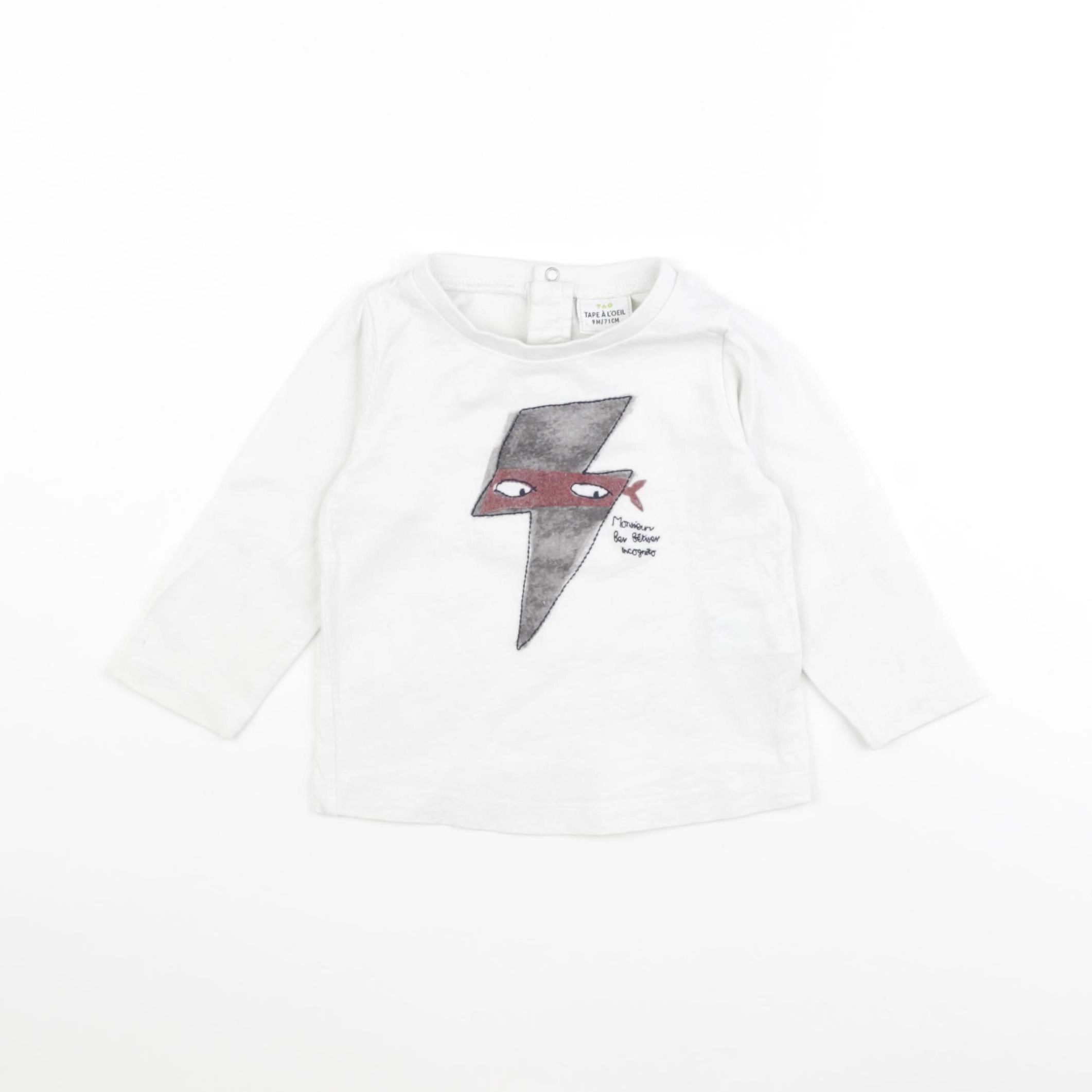 Tape à l'oeil - tee-shirt beige - 9 mois