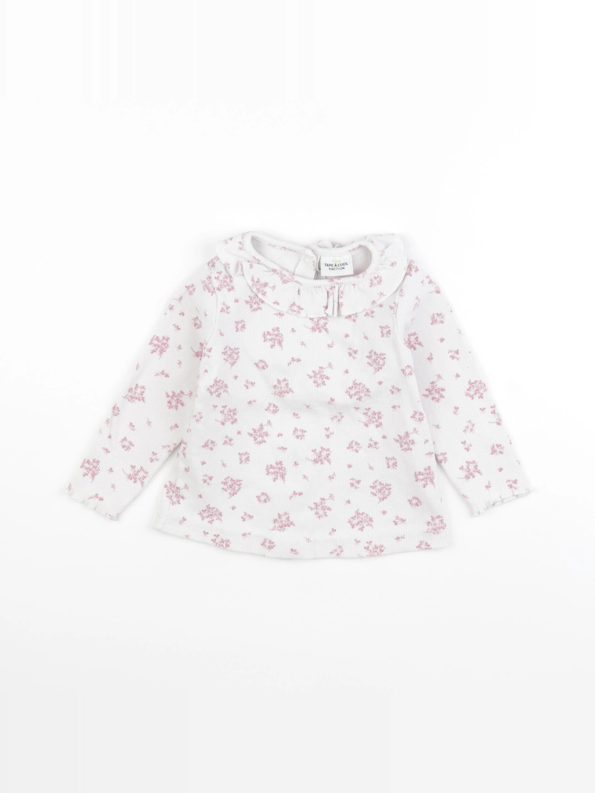 Tape à l'oeil - tee-shirt blanc - 9 mois