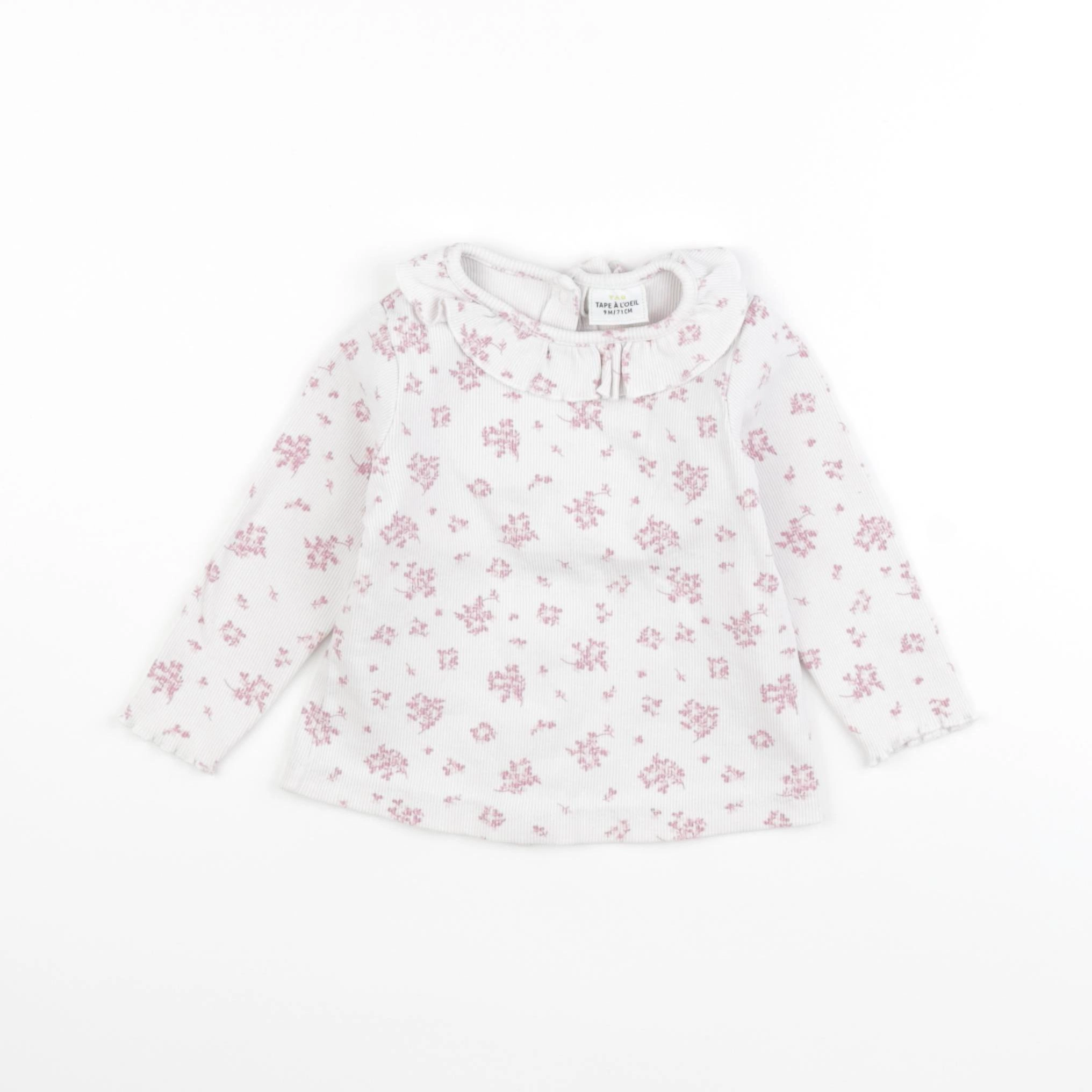 Tape à l'oeil - tee-shirt blanc - 9 mois