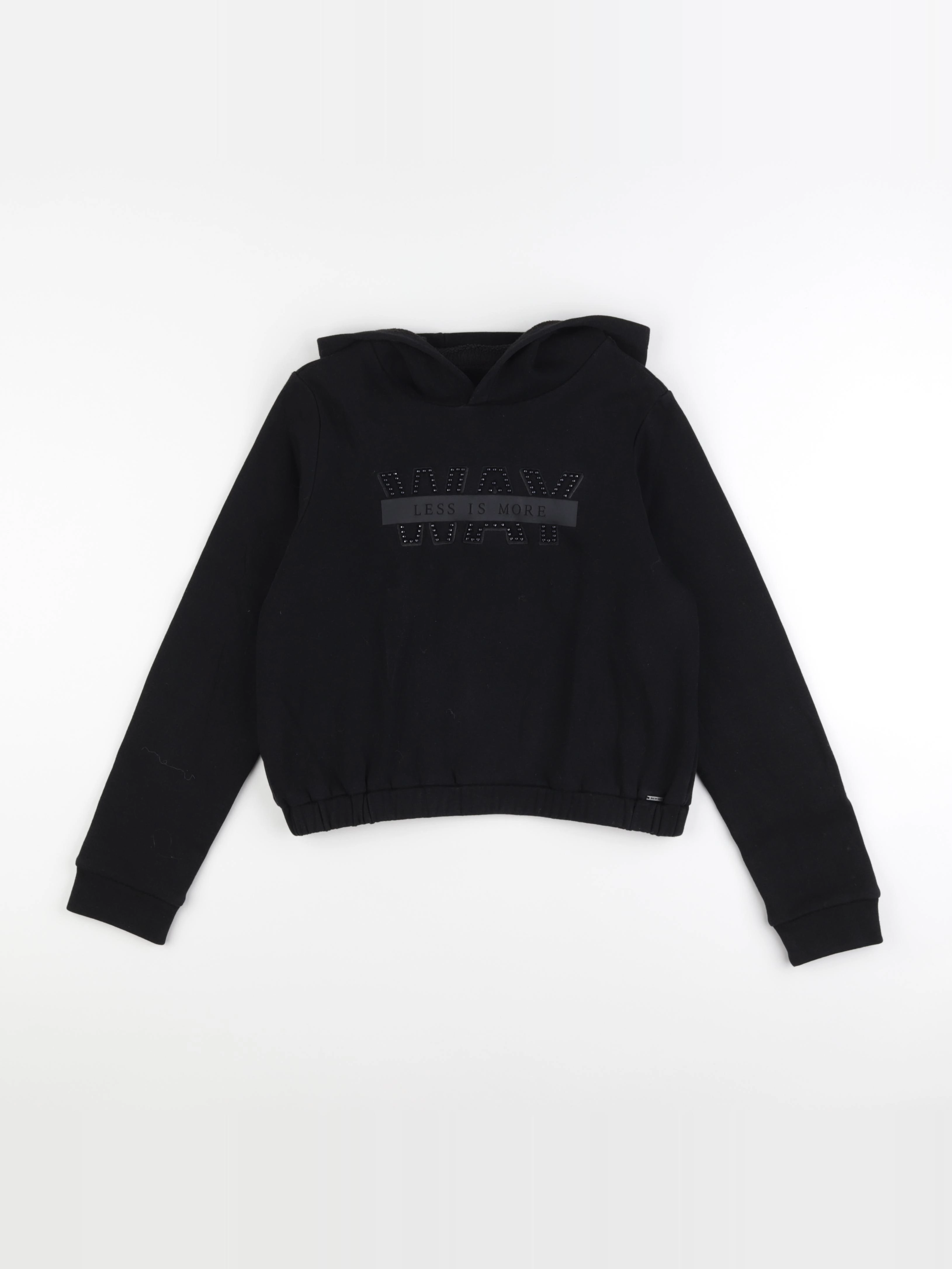 IKKS - sweat noir - 12 ans