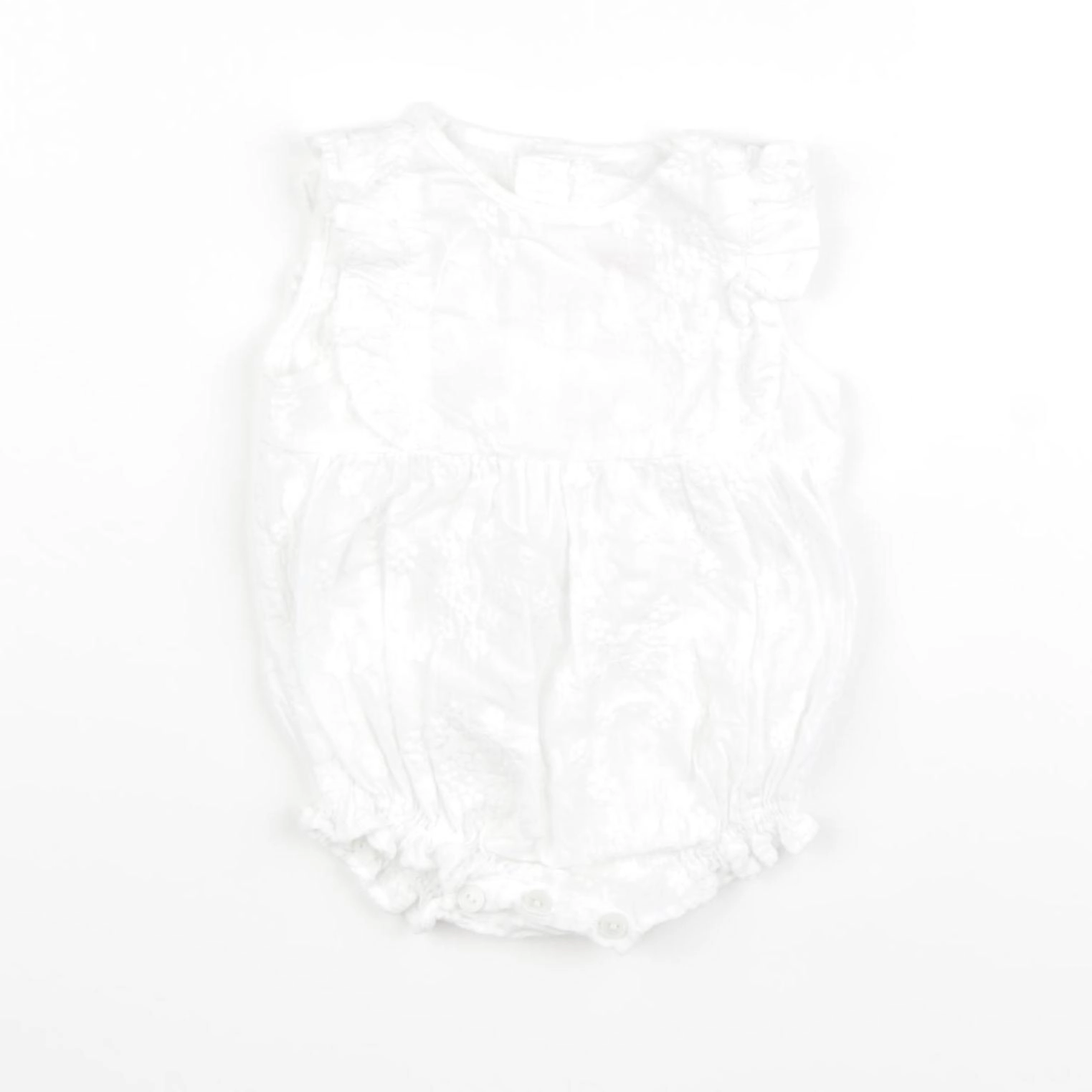 Zara - combinaison blanc - 1/3 mois