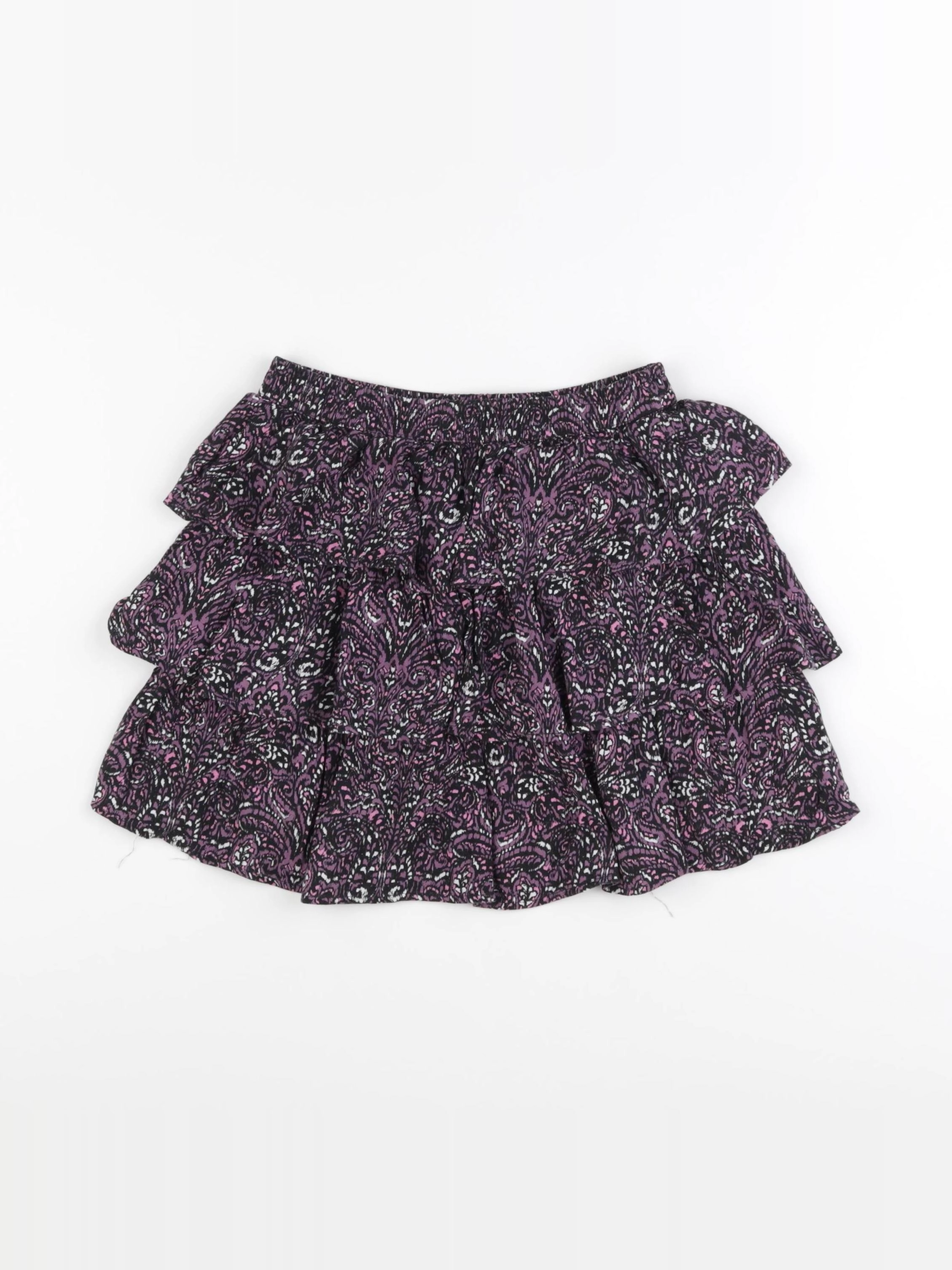 IKKS - jupe noir, violet - 8 ans