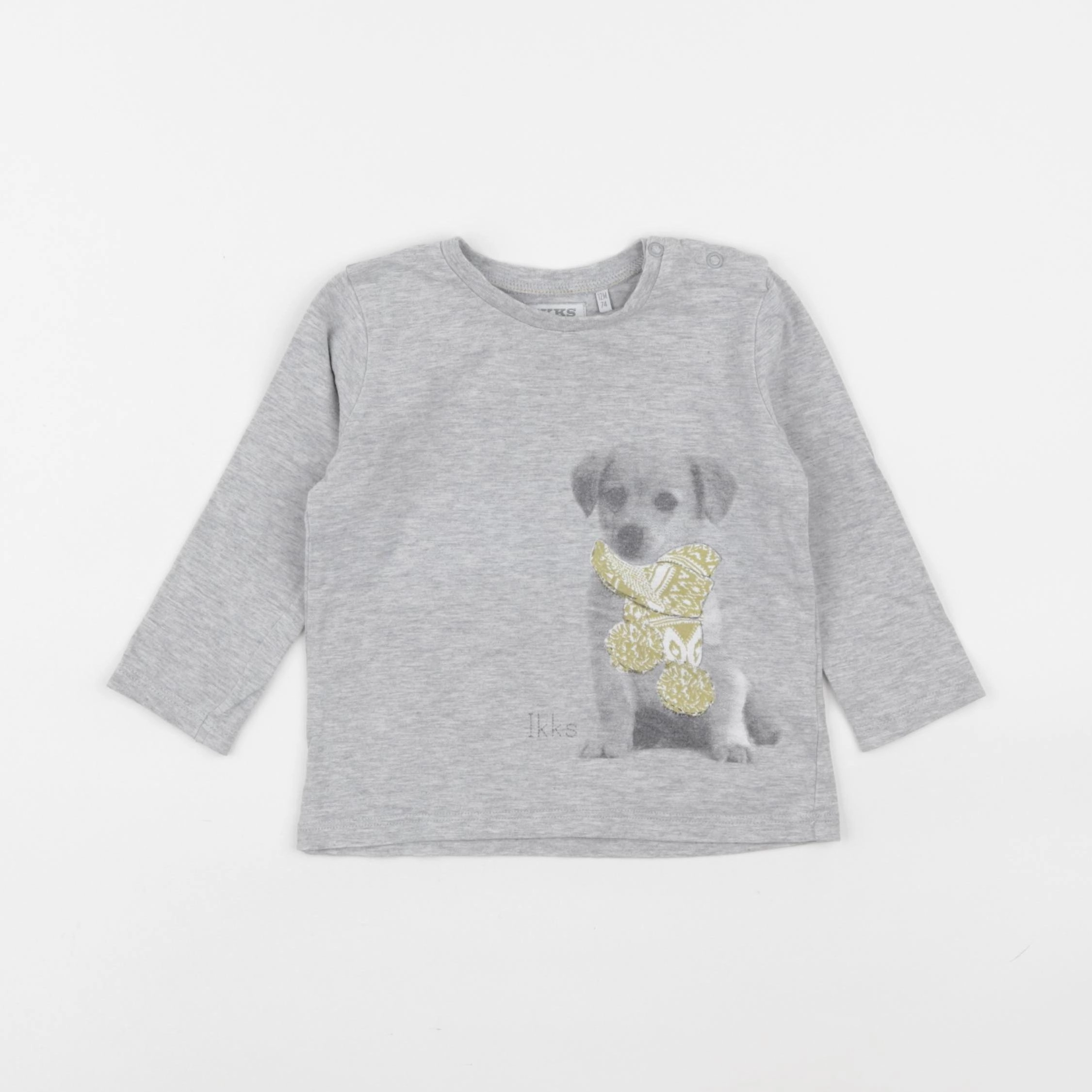 IKKS - tee-shirt gris - 12 mois