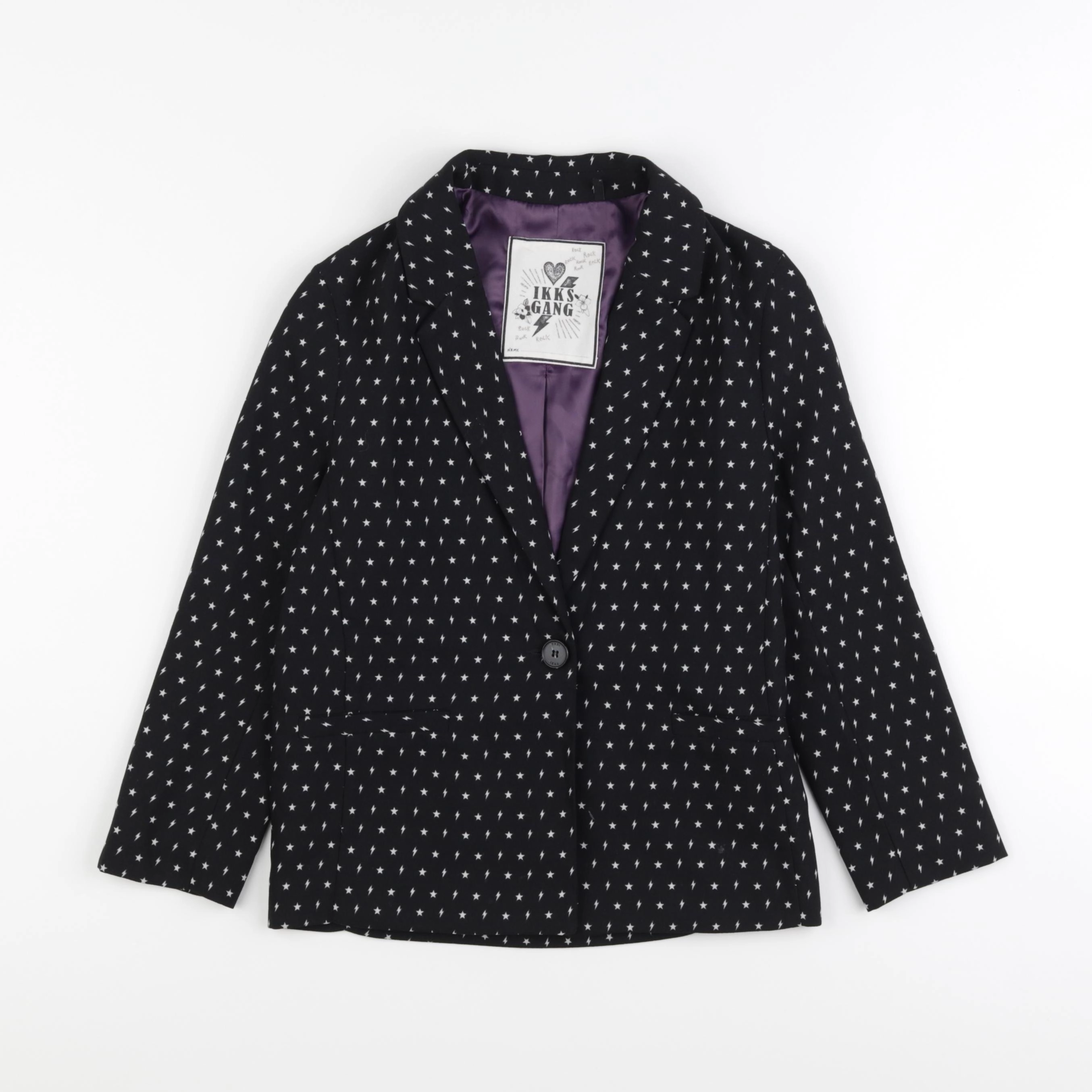 IKKS - veste noir - 8 ans