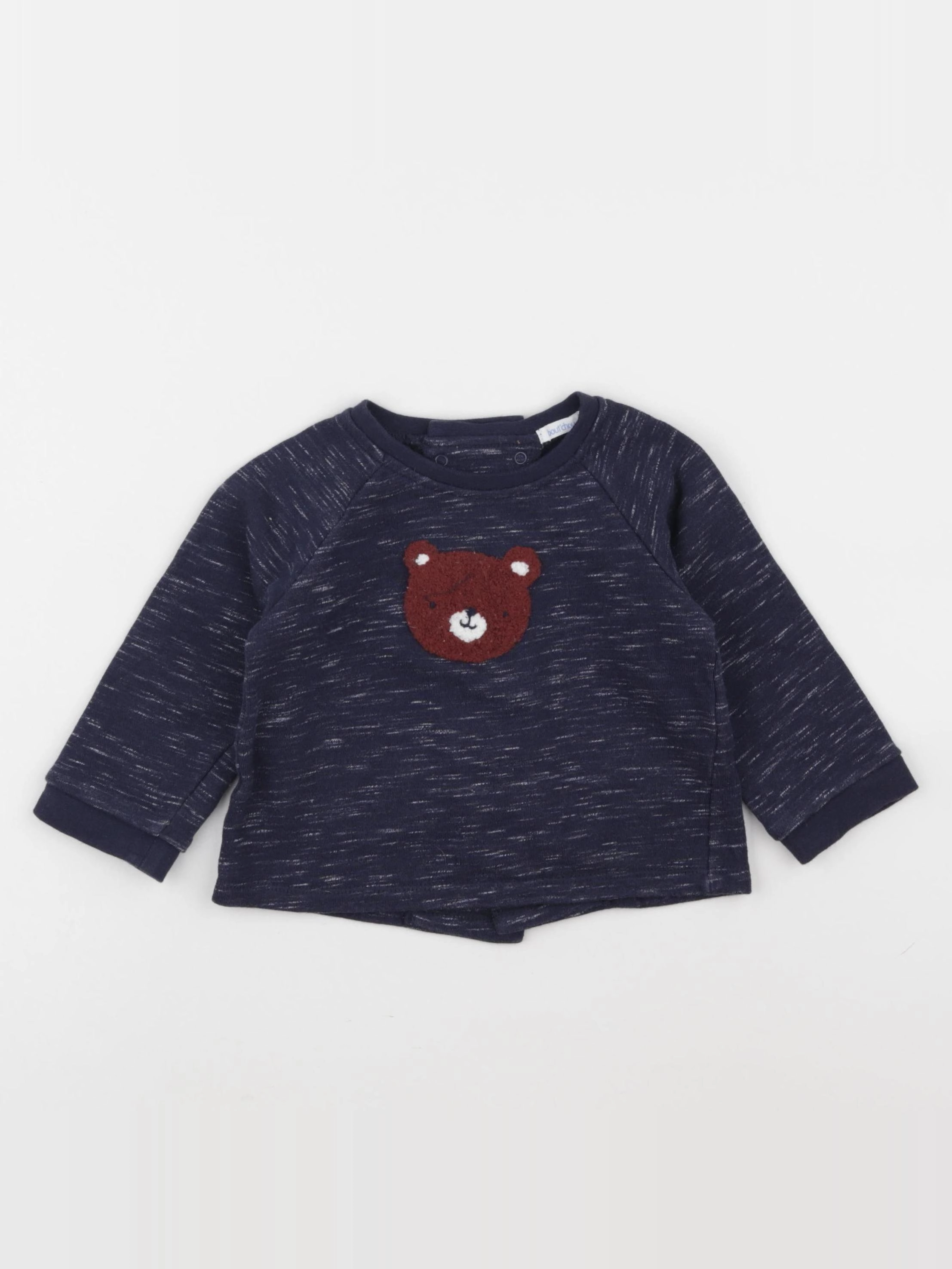 Boutchou - sweat bleu - 18 mois
