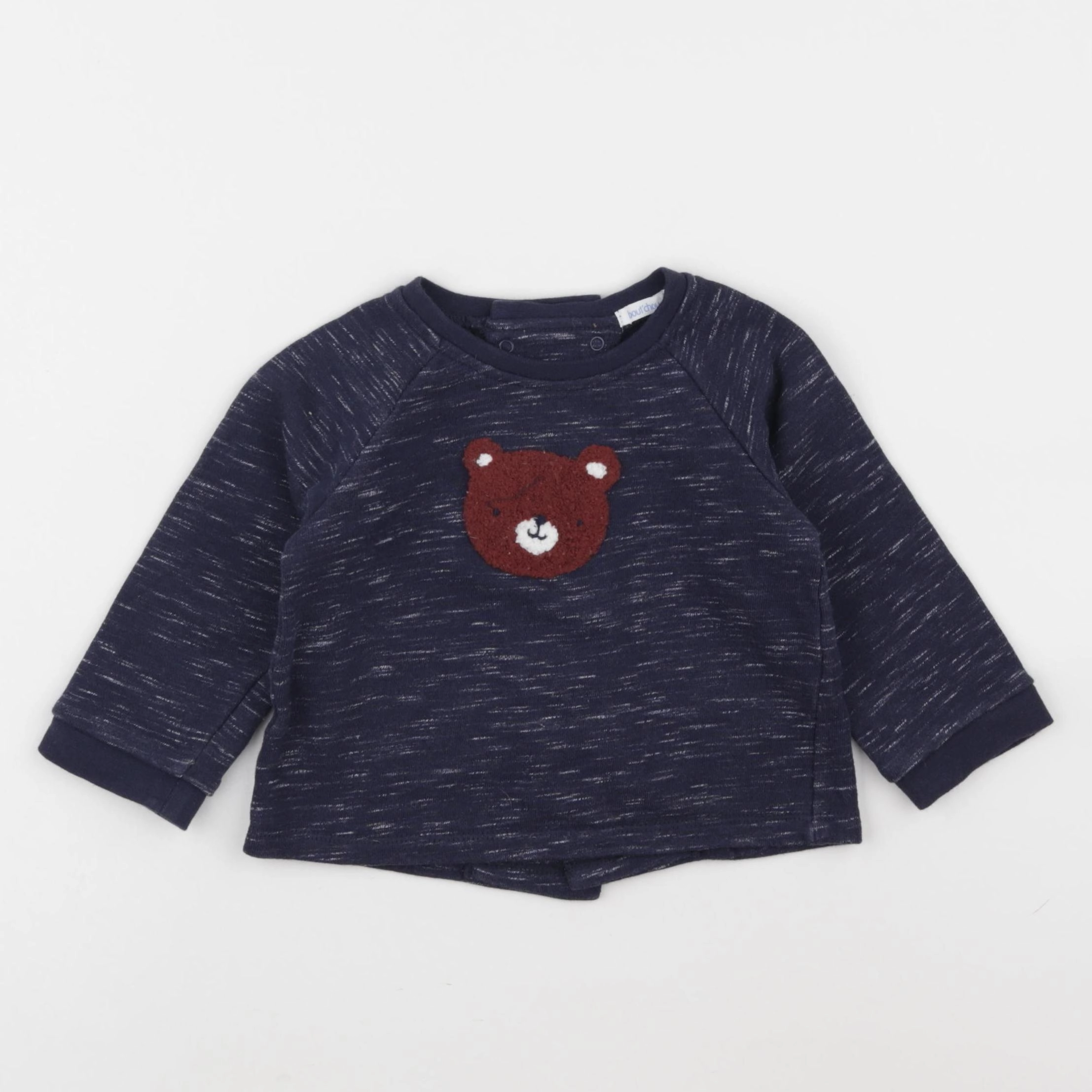 Boutchou - sweat bleu - 18 mois