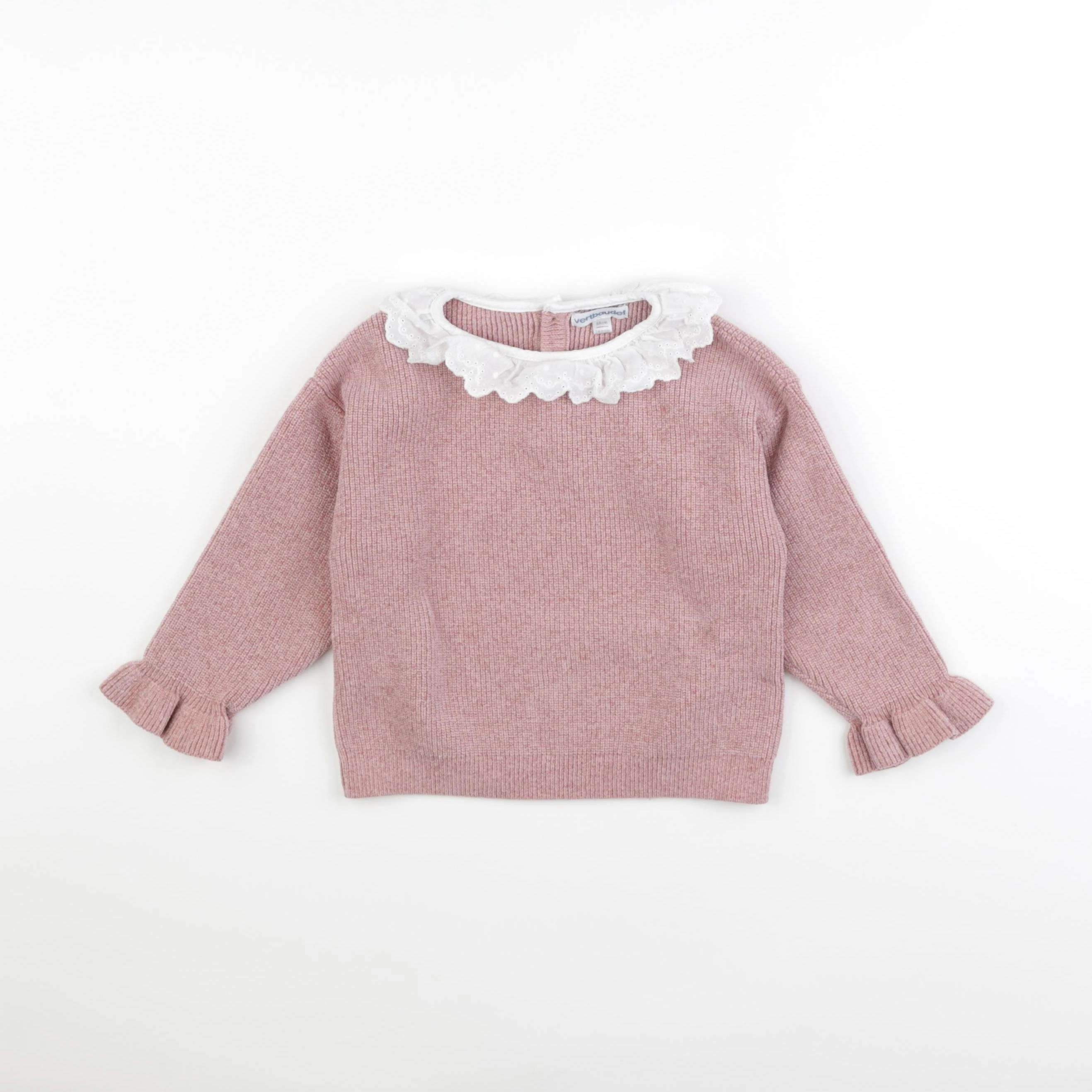 Vertbaudet - pull rose - 24 mois