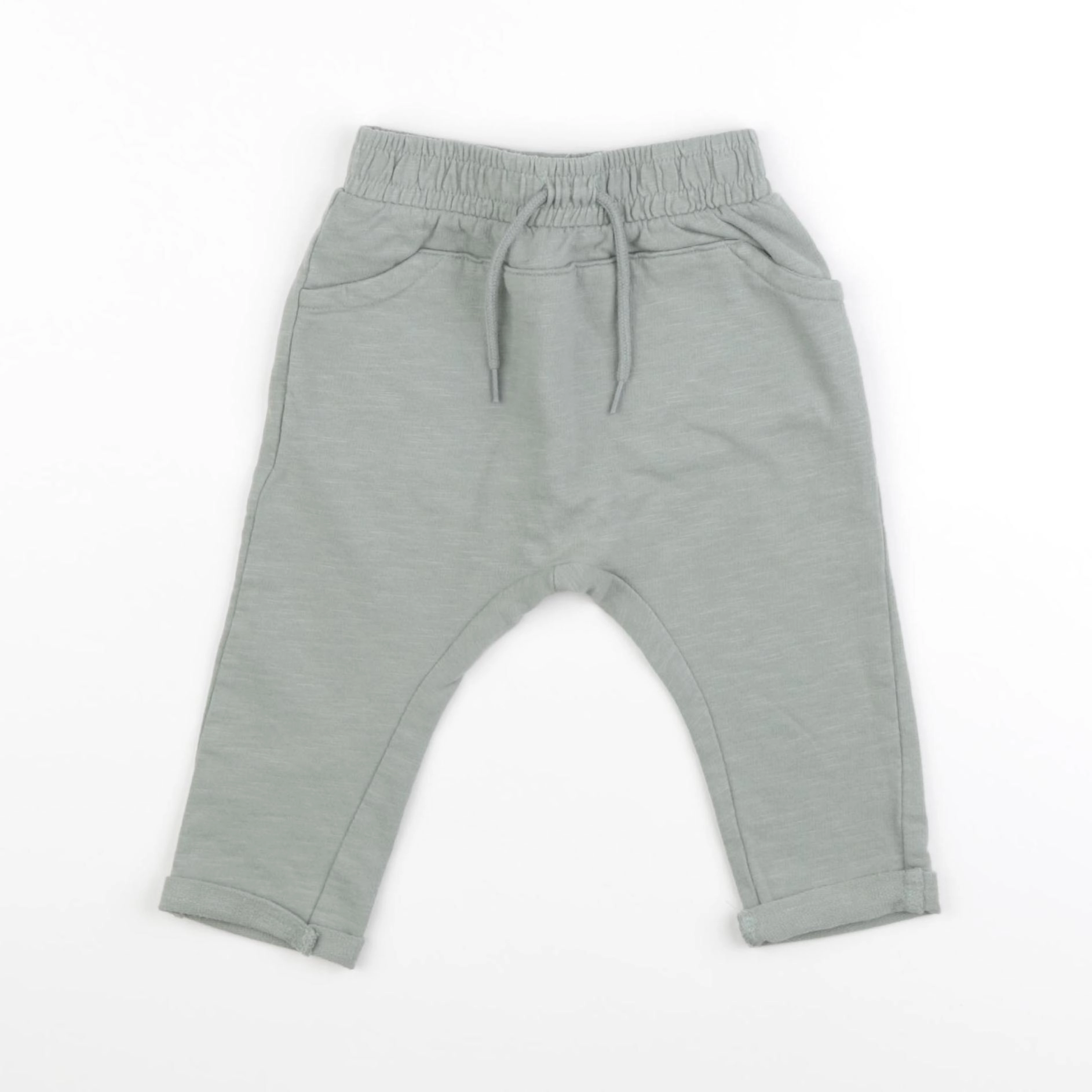 Vertbaudet - pantalon vert - 12 mois