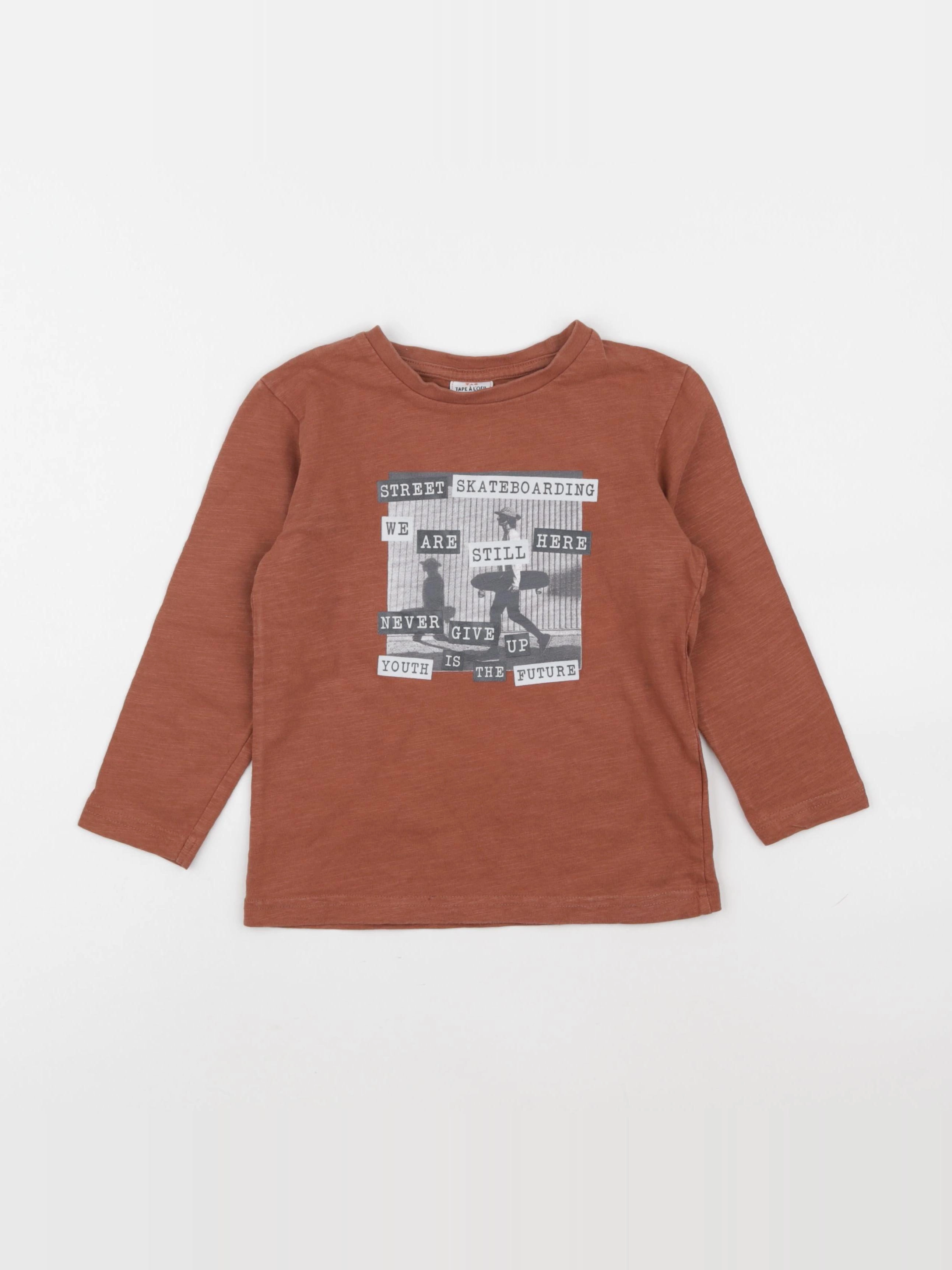 Tape à l'oeil - tee-shirt marron - 4 ans