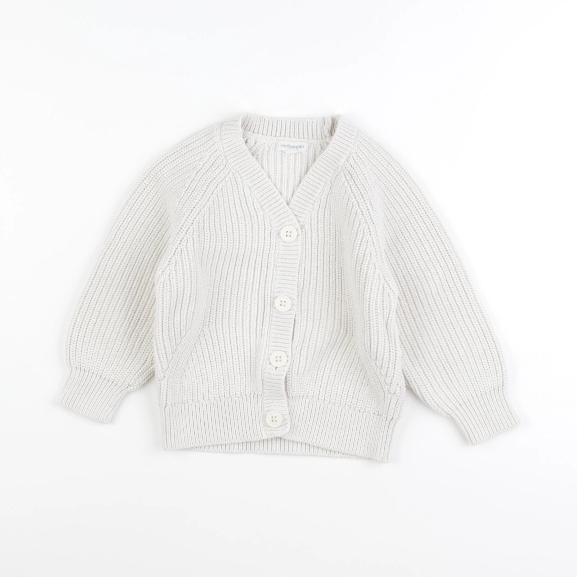 Vertbaudet - gilet beige - 4 ans