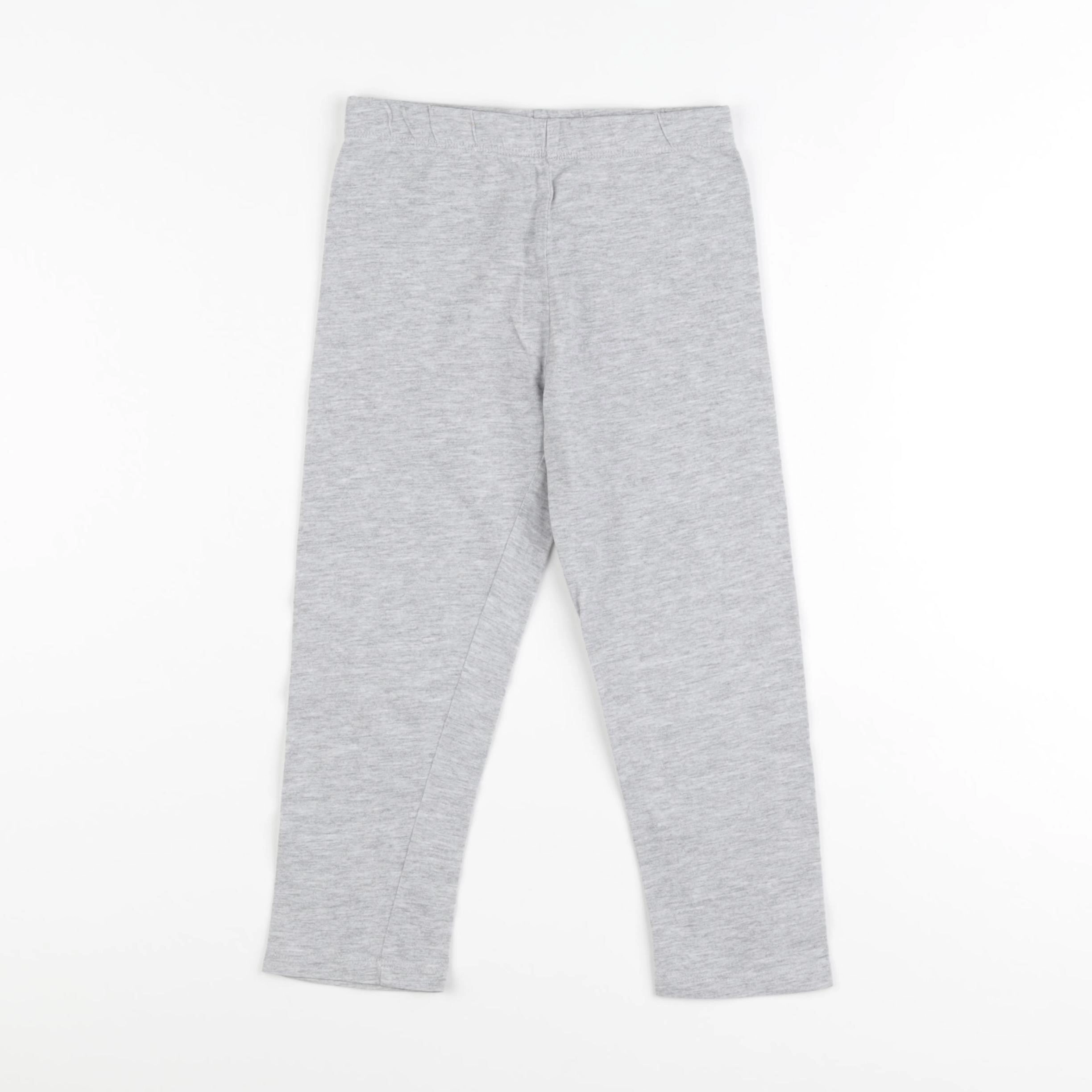 Vertbaudet - legging gris - 4 ans